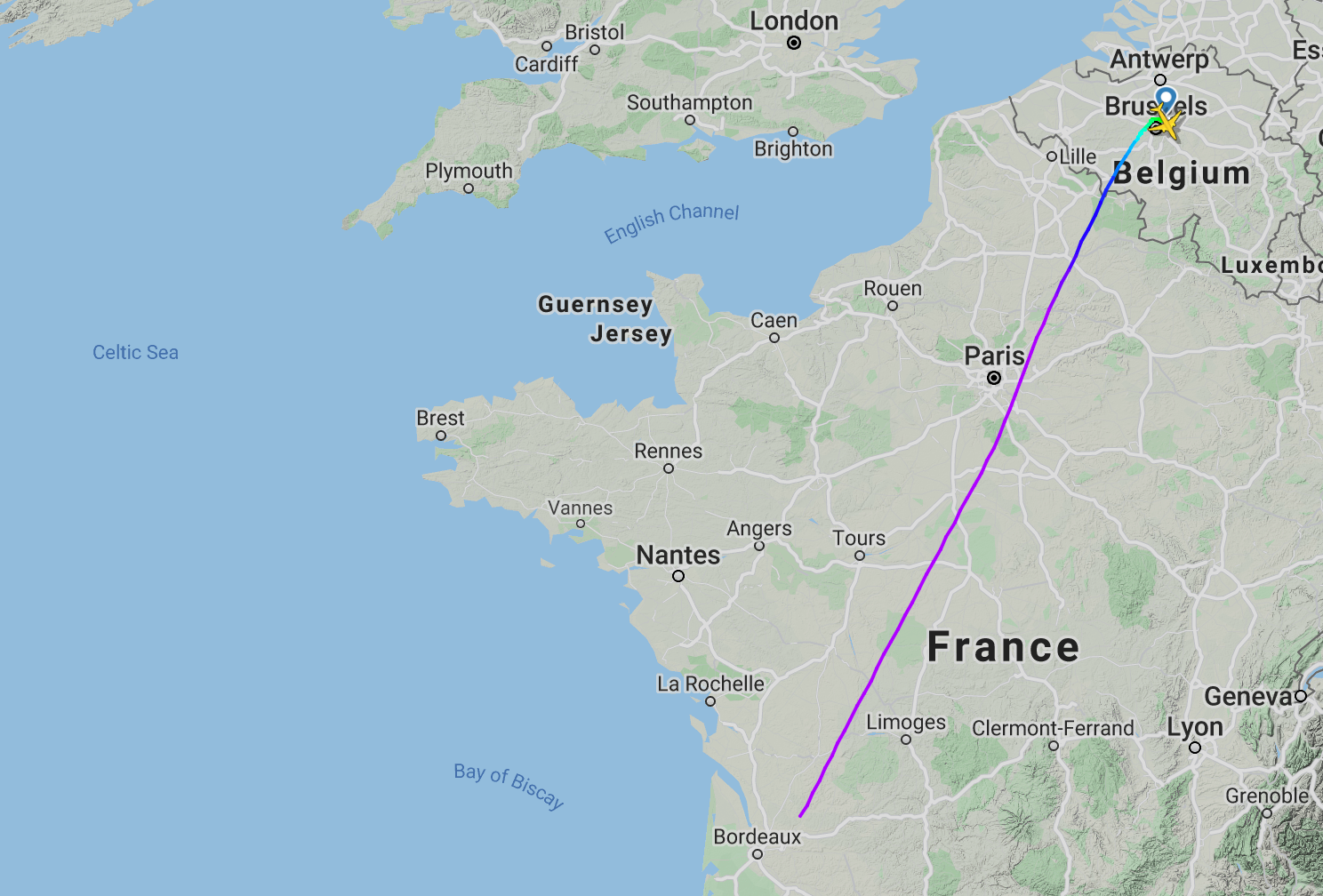 South bound: the first Boeing 737 Max to carry passengers in Europe since 2019