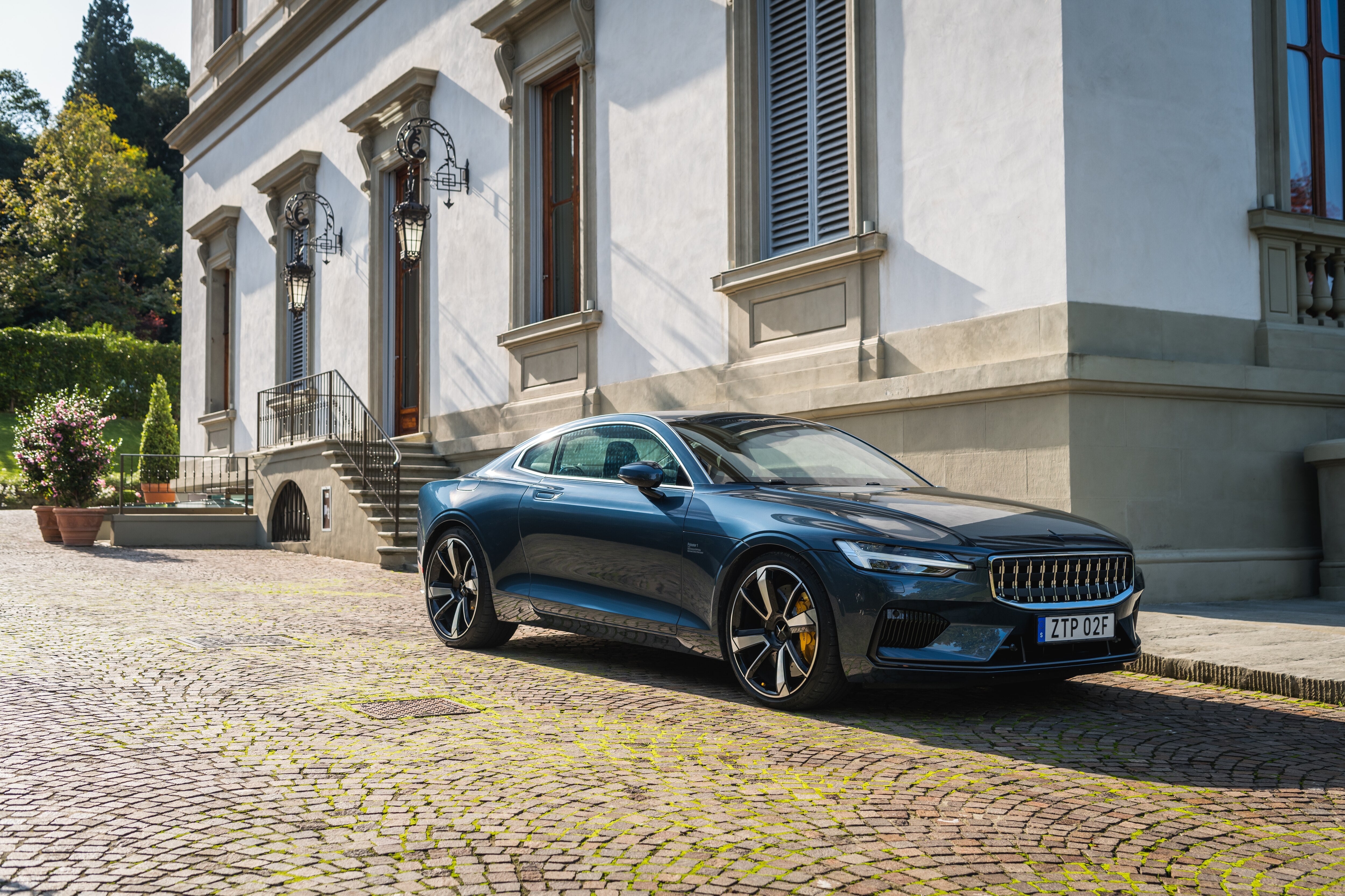 The badging is discreet to the point of invisibility, with the nice simple Polestar logo rendered in body colour