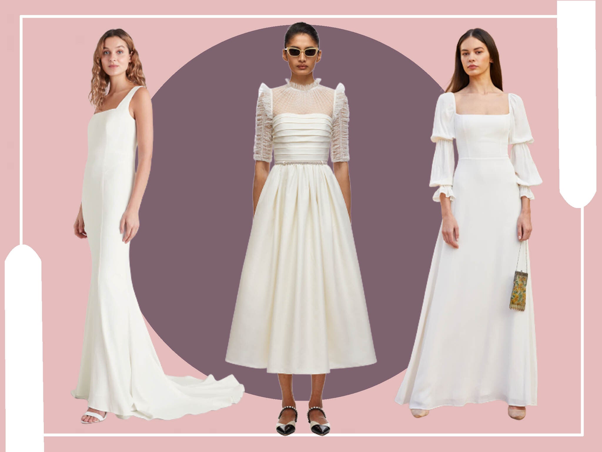 From traditional gowns to fun new styles, thrifty brides now have plenty of options