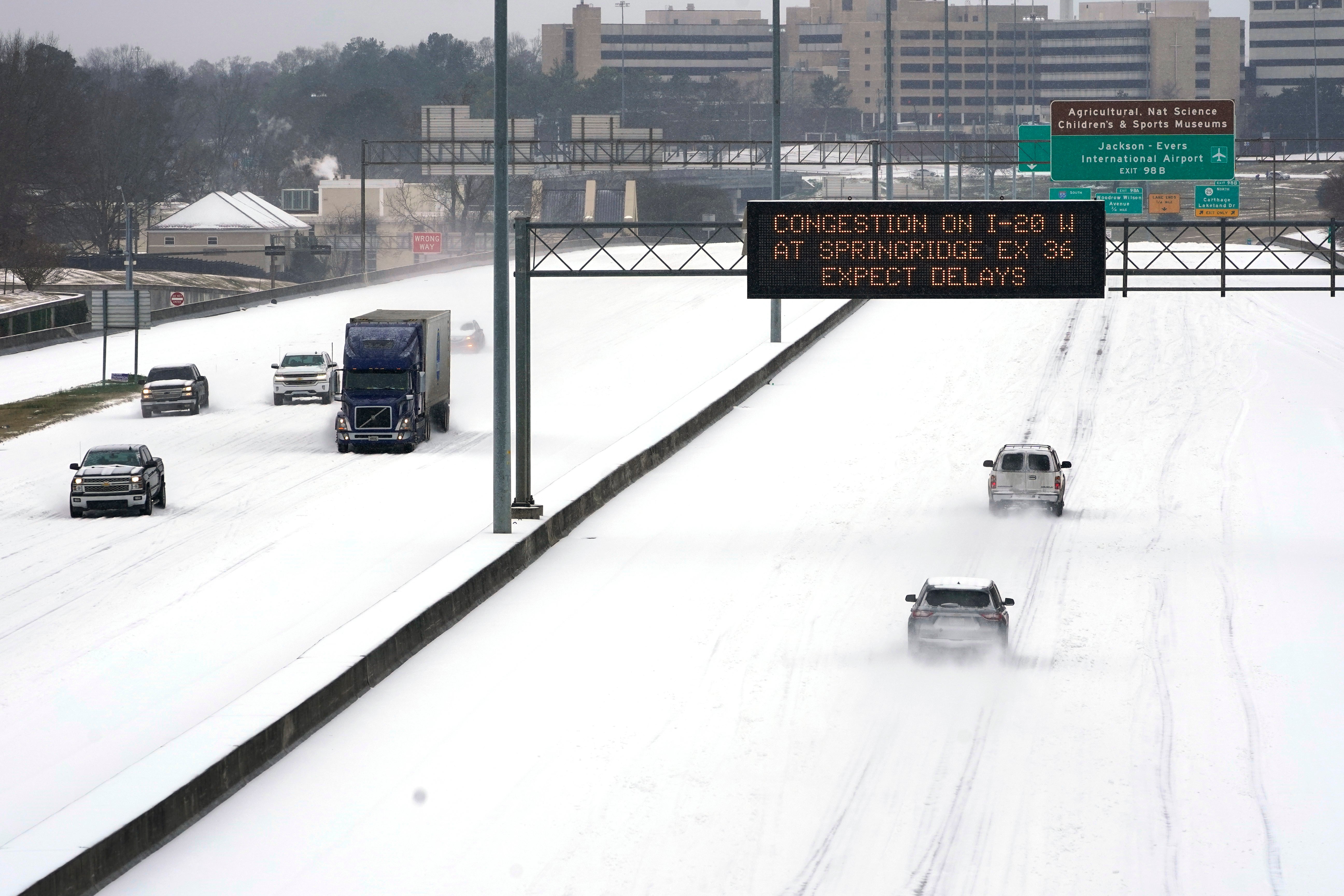 APTOPIX Winter Weather Mississippi