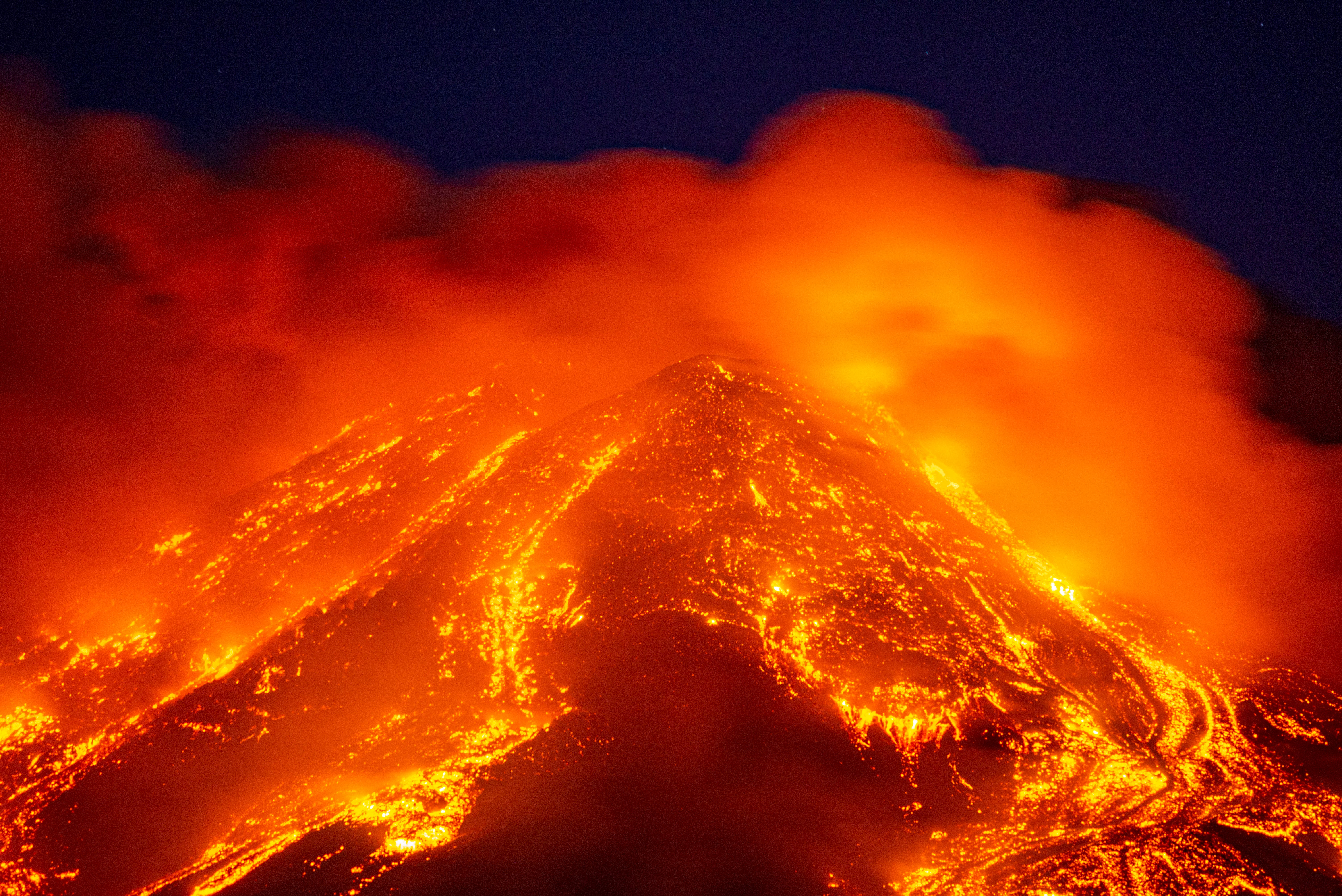 APTOPIX Italy Etna