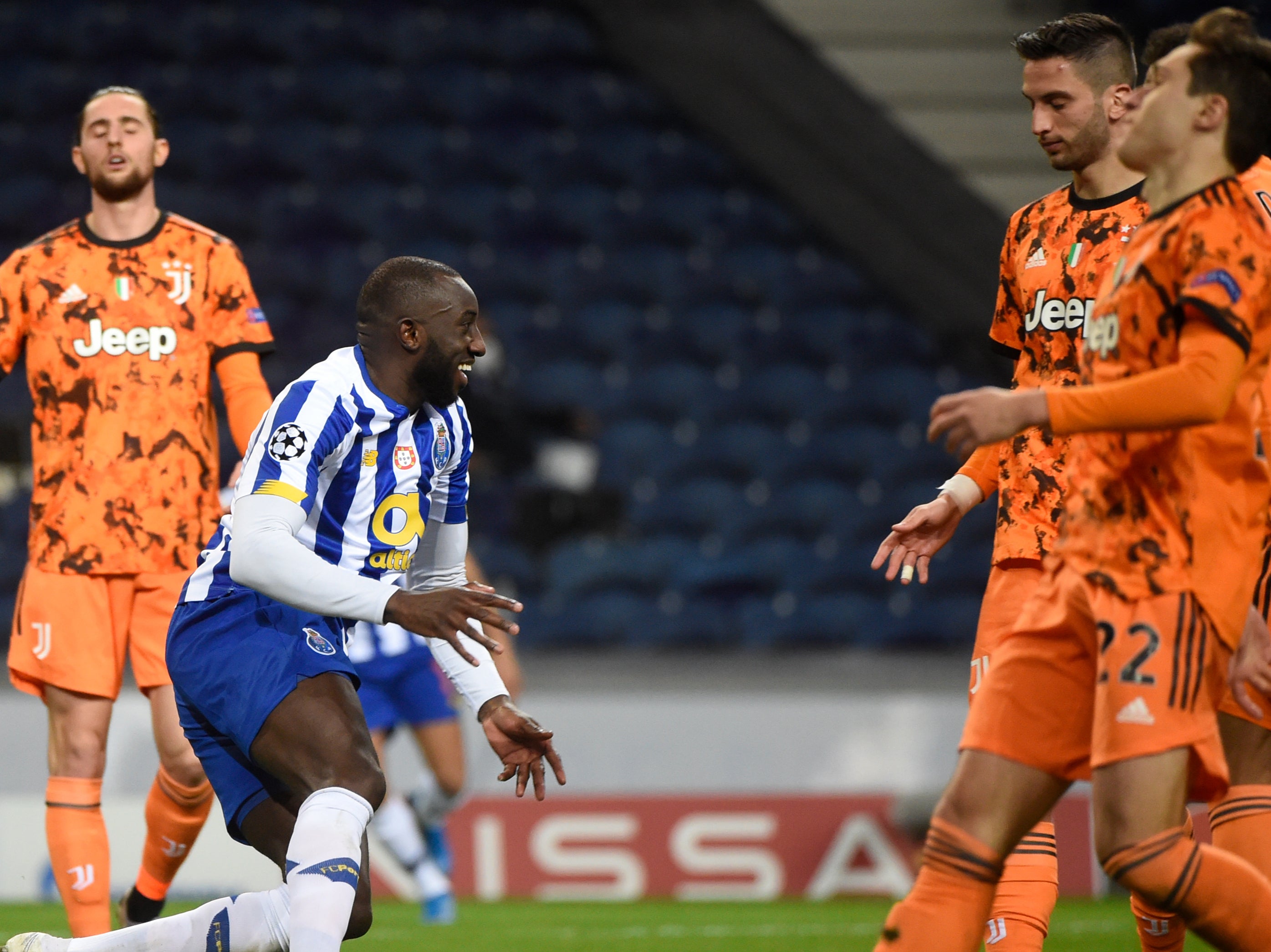 Moussa Marega doubled Porto’s lead 20 seconds into the second half