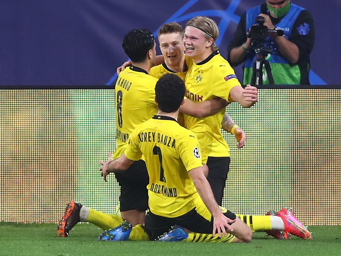 Borussia Dortmund celebrate