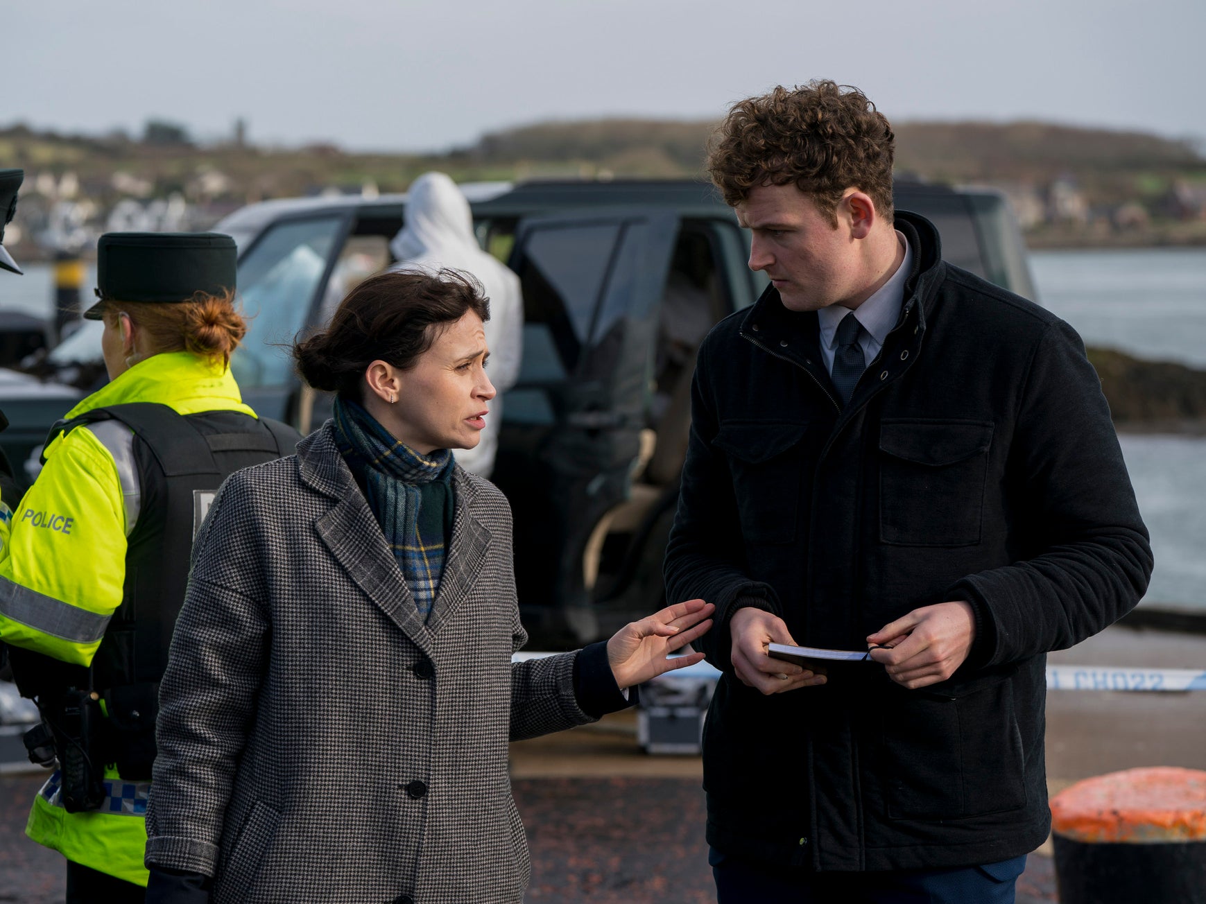 Charlene McKenna and Christopher Walley in Bloodlands