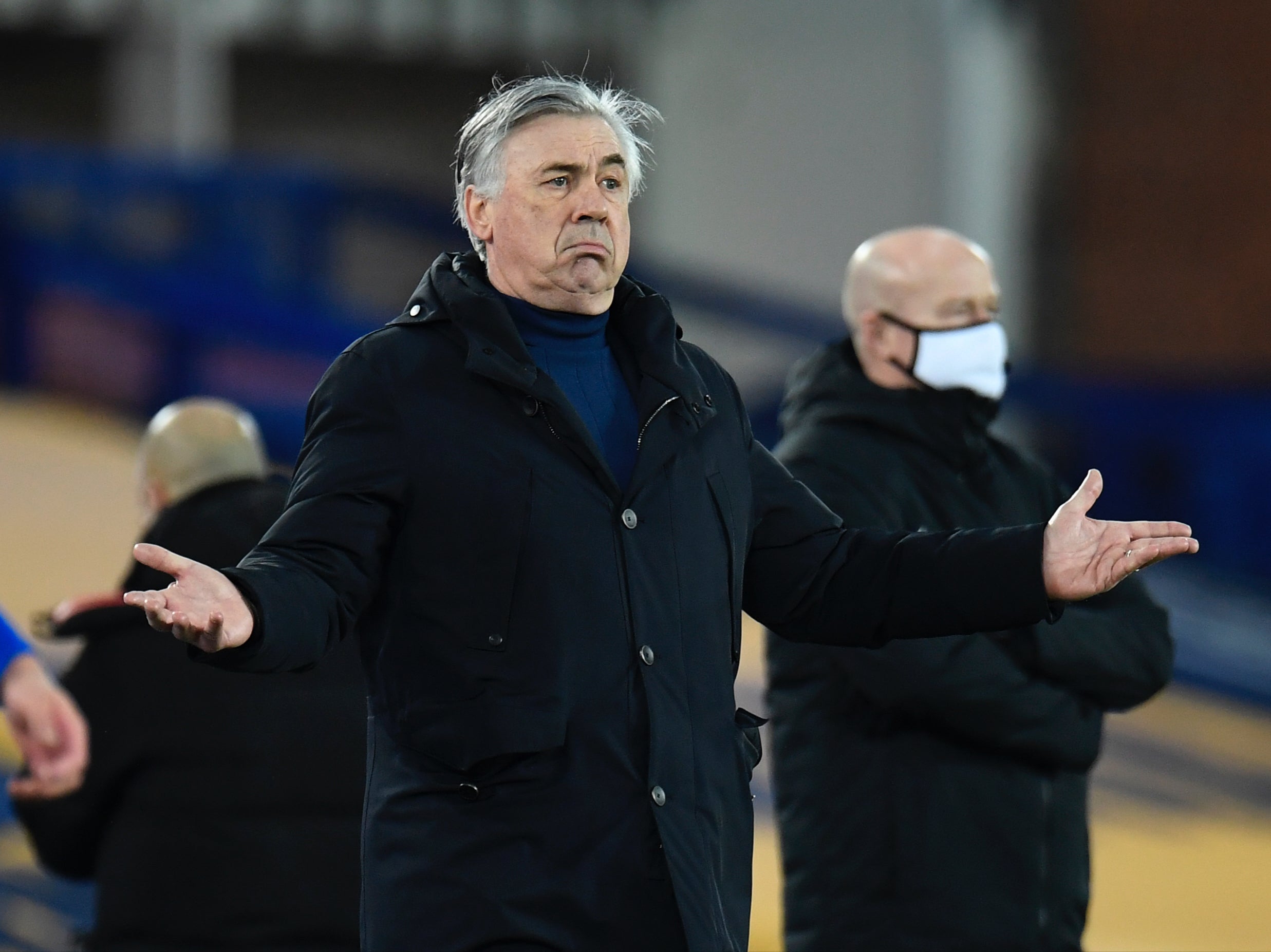 Everton manager Carlo Ancelotti