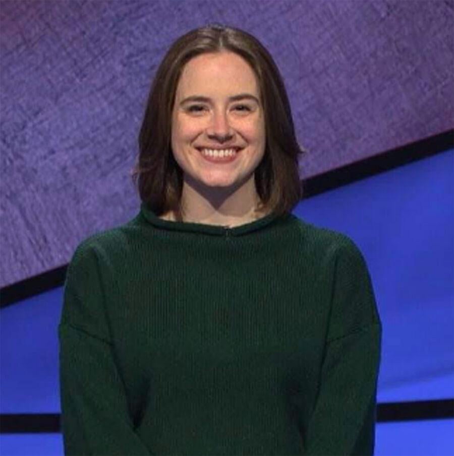 Jeopardy! contestant Karen Ellestad has been criticised for telling a bizarre anecdote about feeling terrified in a majority non-white neighbourhood in Queens, New York