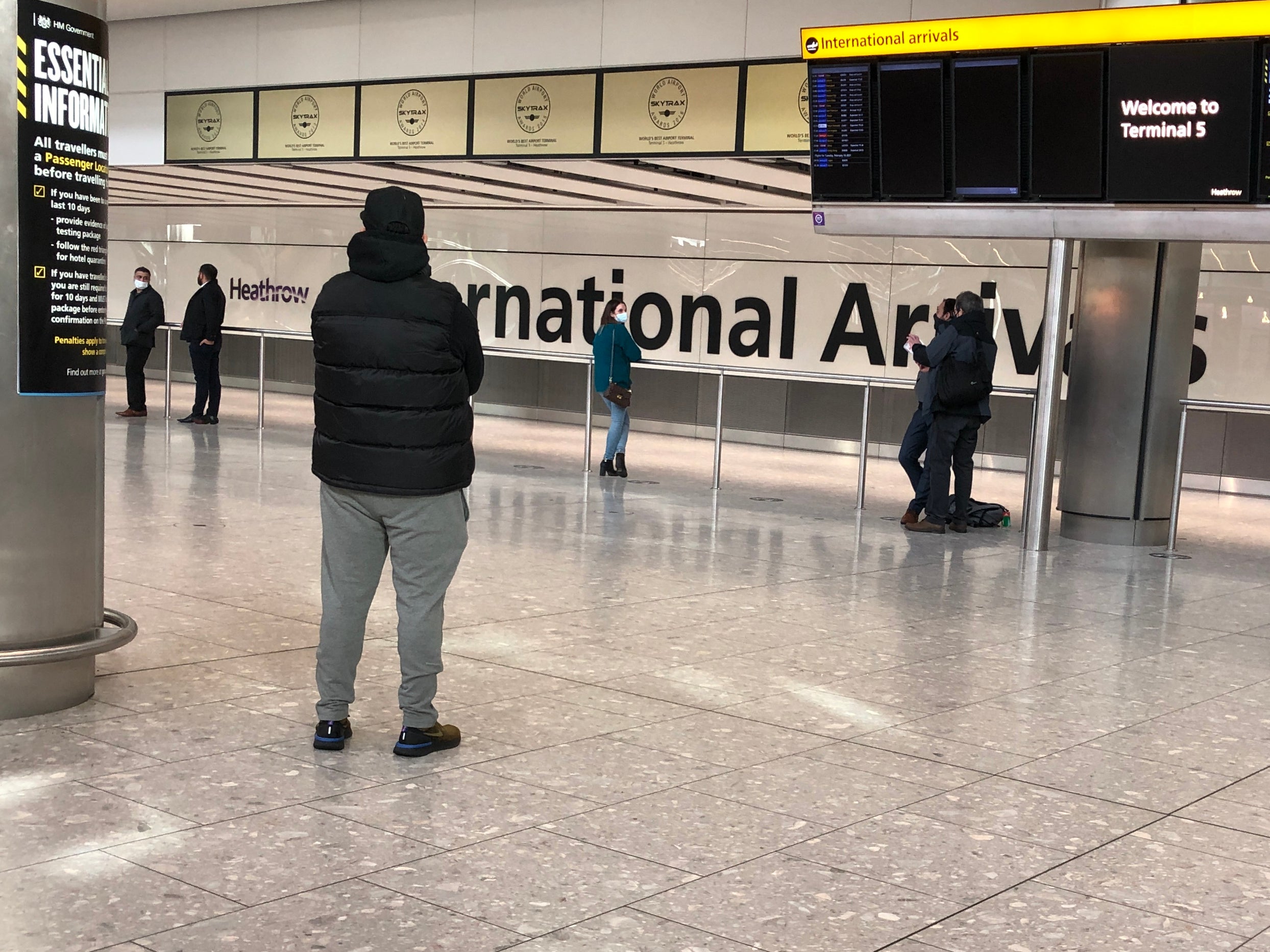 Empty quarter: Heathrow, previously the busiest airport in Europe