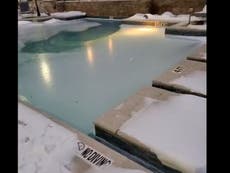 Frozen fish tank and icicles on a ceiling fan: Shocking photos of Texas winter storm