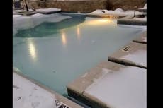 Surreal photos from Texas’ sub-zero weather: A frozen fish tank and icicles on a ceiling fan