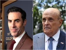 Sacha Baron Cohen says Joe Biden team were ‘very happy’ with Borat 2’s Rudy Giuliani scandal