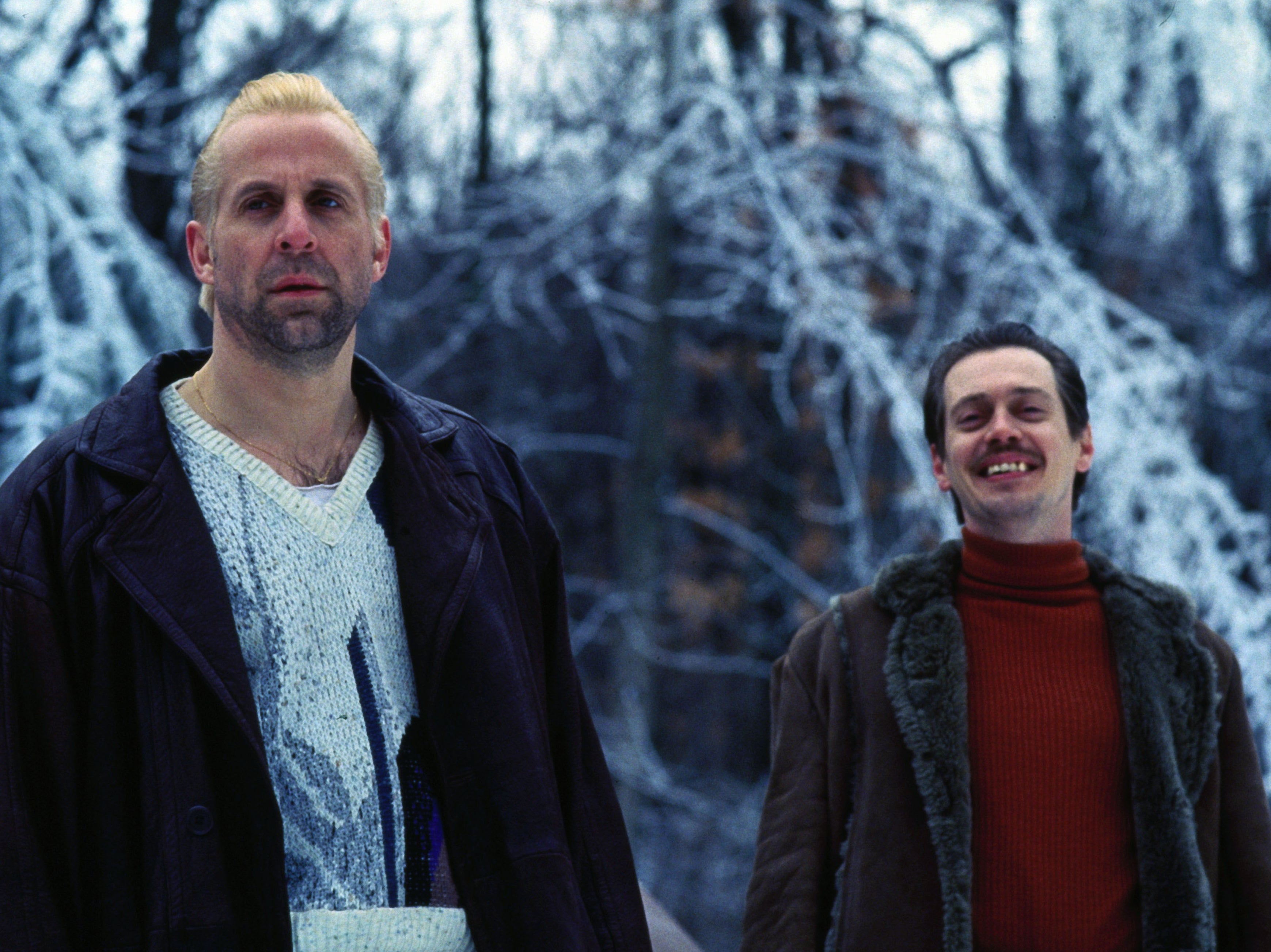 Peter Stormare and Steve Buscemi as the kidnappers for hire in ‘Fargo’