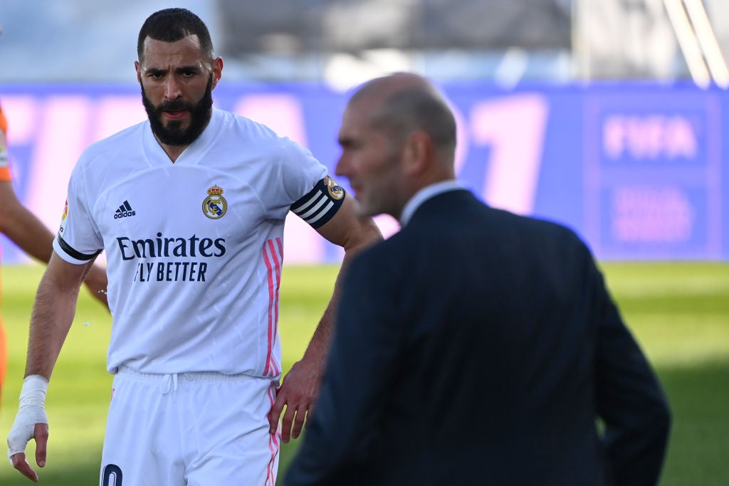 Karim Benzema and Zinedine Zidane at Real Madrid