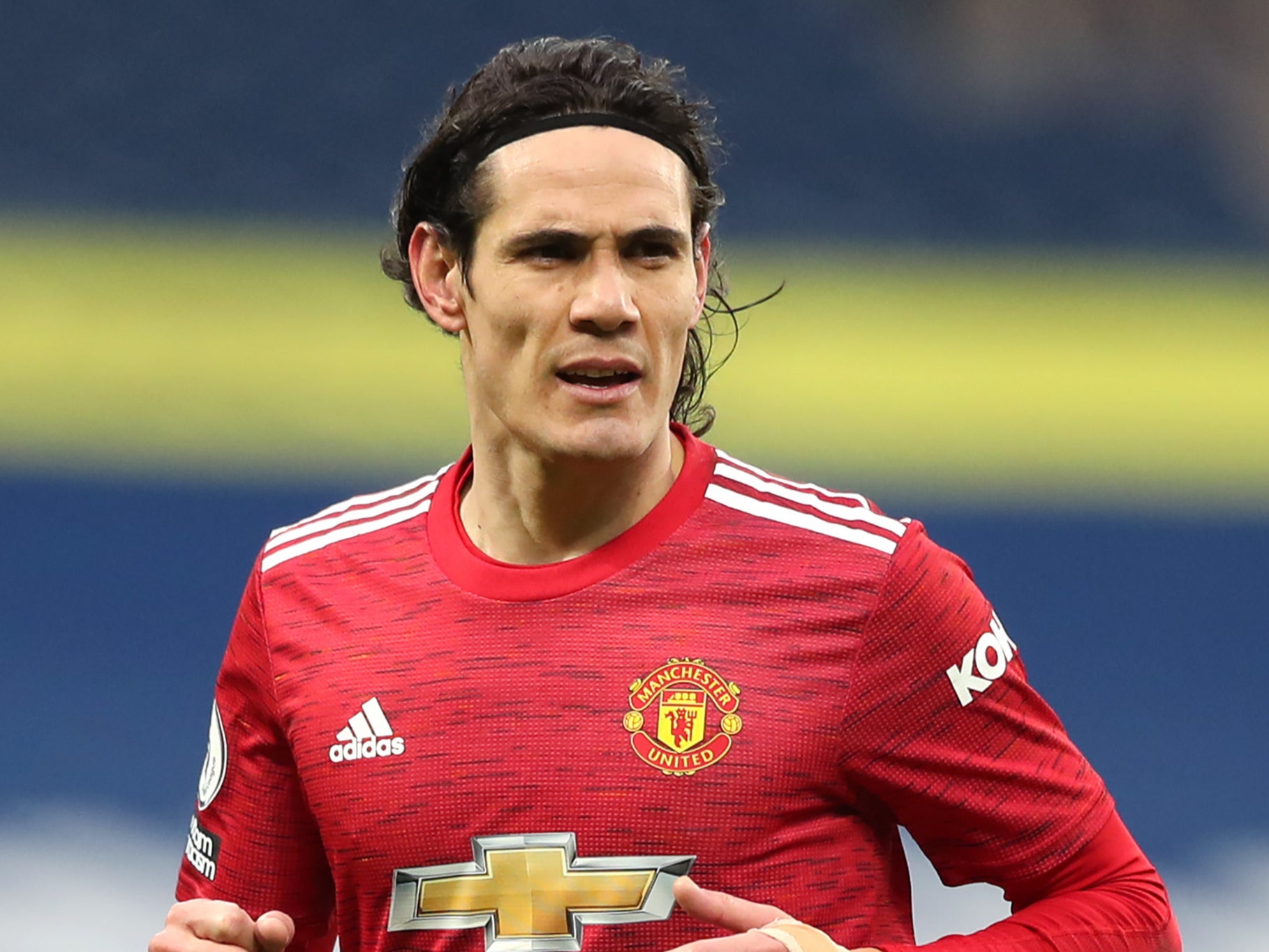 Manchester United striker Edinson Cavani