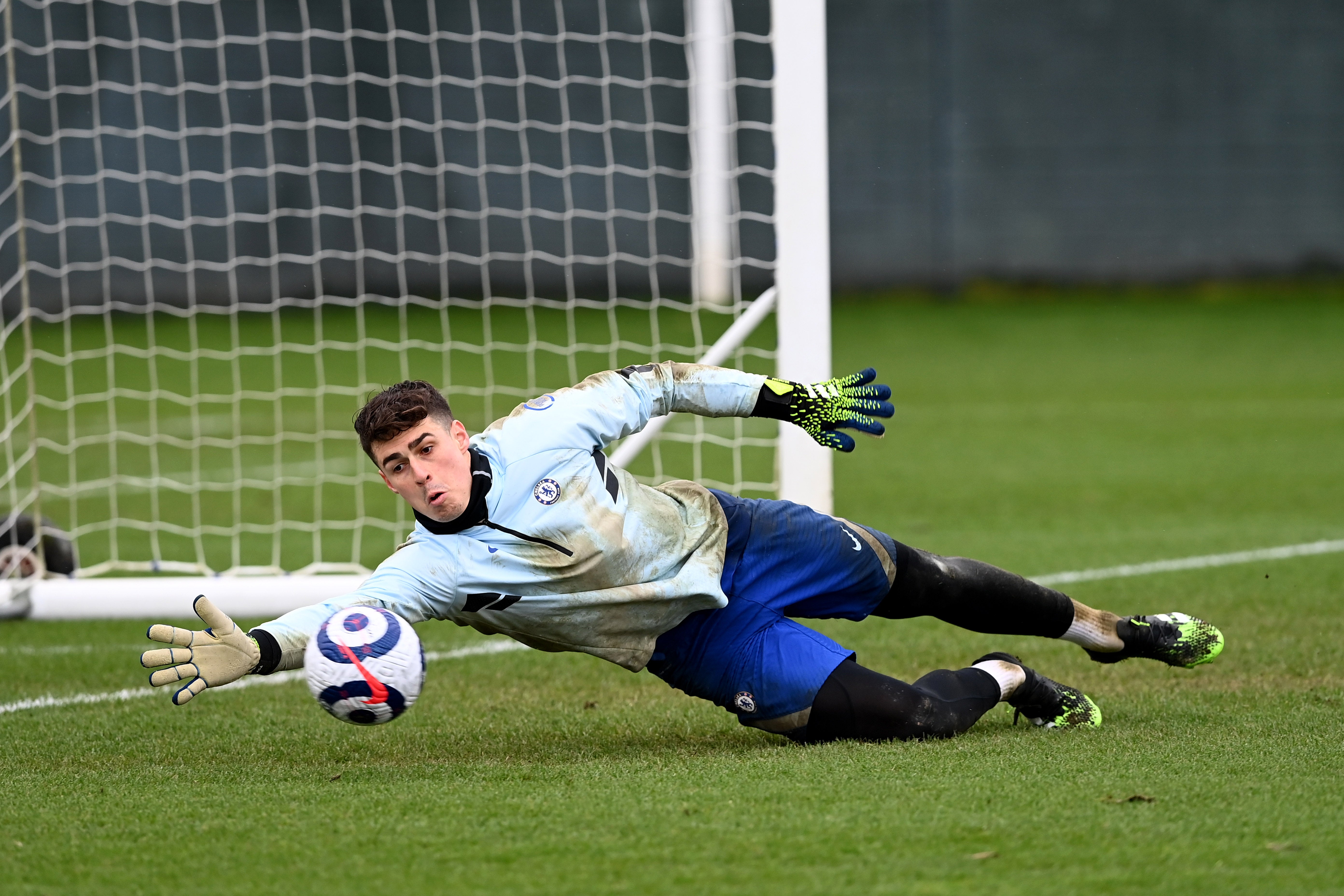 Kepa Arrizabalaga in training for Chelsea