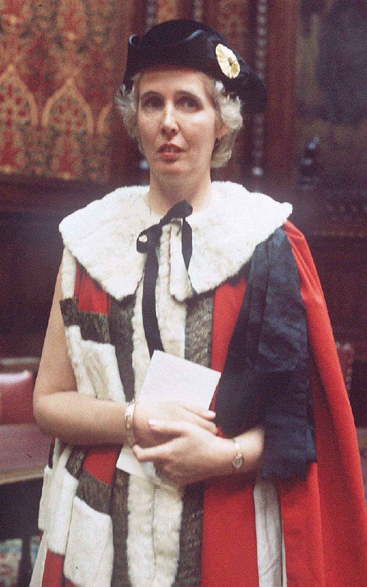 Williams making her first appearance in the House of Lords