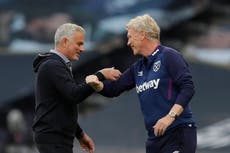 David Moyes hails Jose Mourinho as one of the ‘hardest competitors’ ahead of West Ham’s meeting with Tottenham