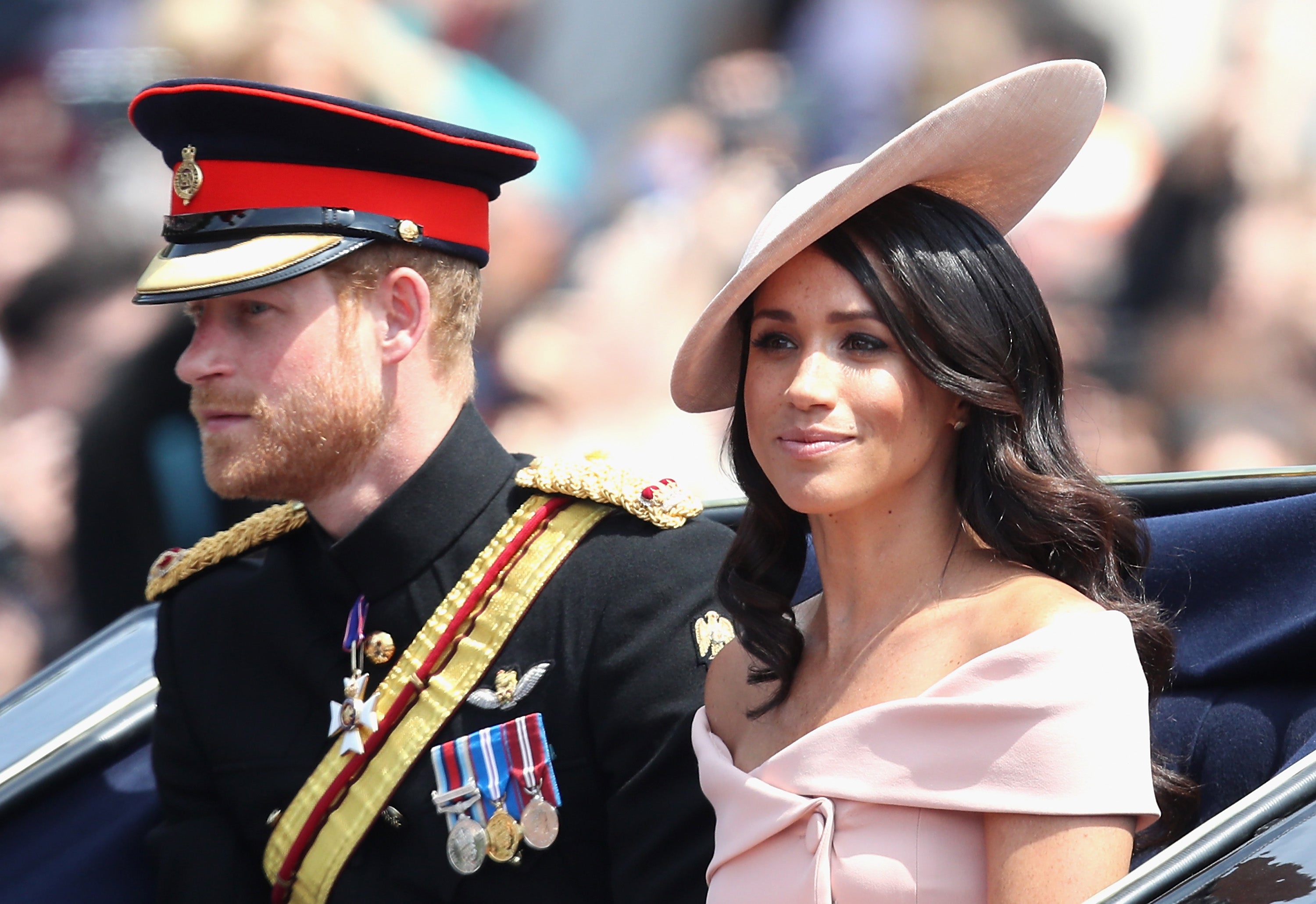 Meghan attends her first Trooping the Colour