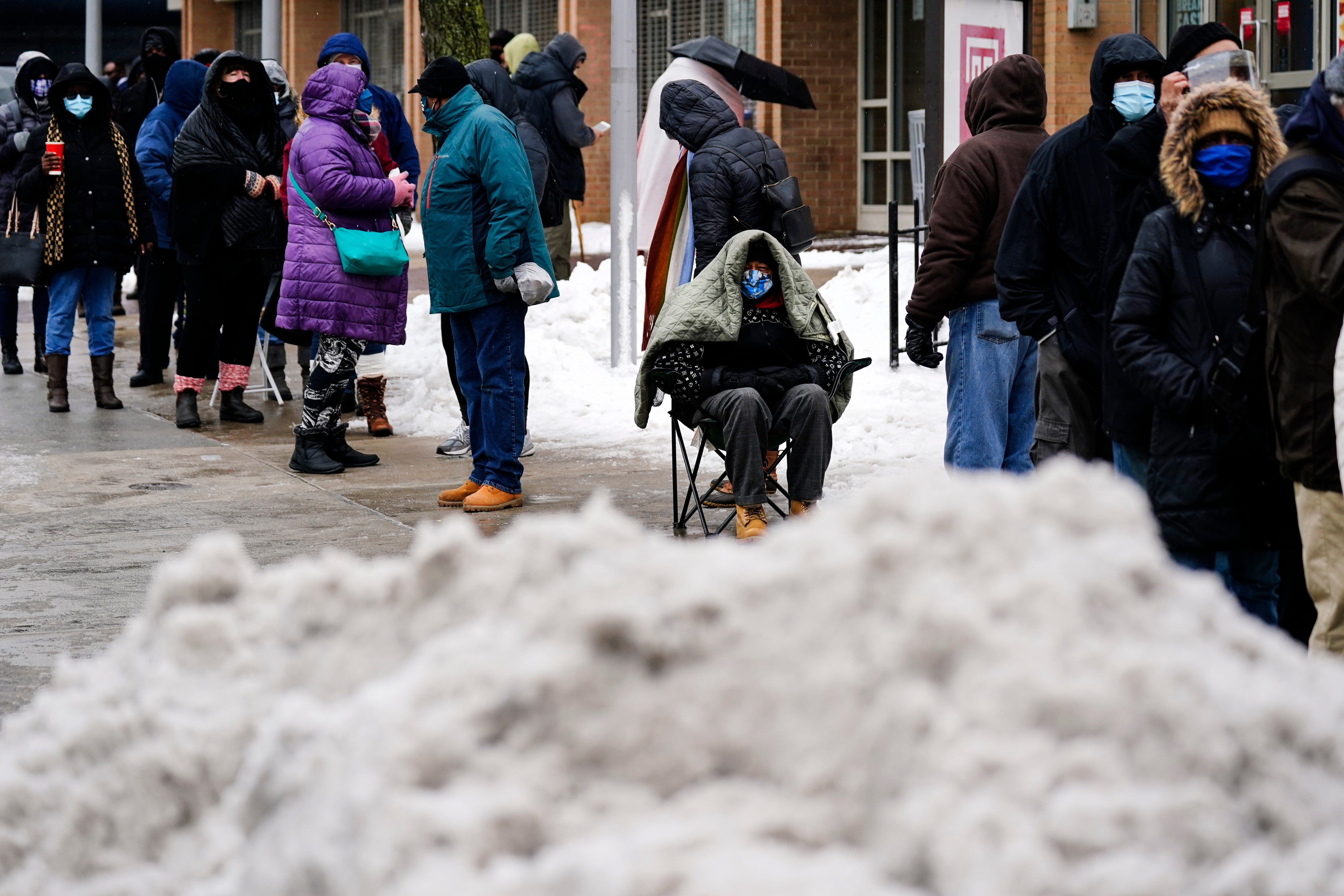 Winter Weather Explaining Vaccines Logjam