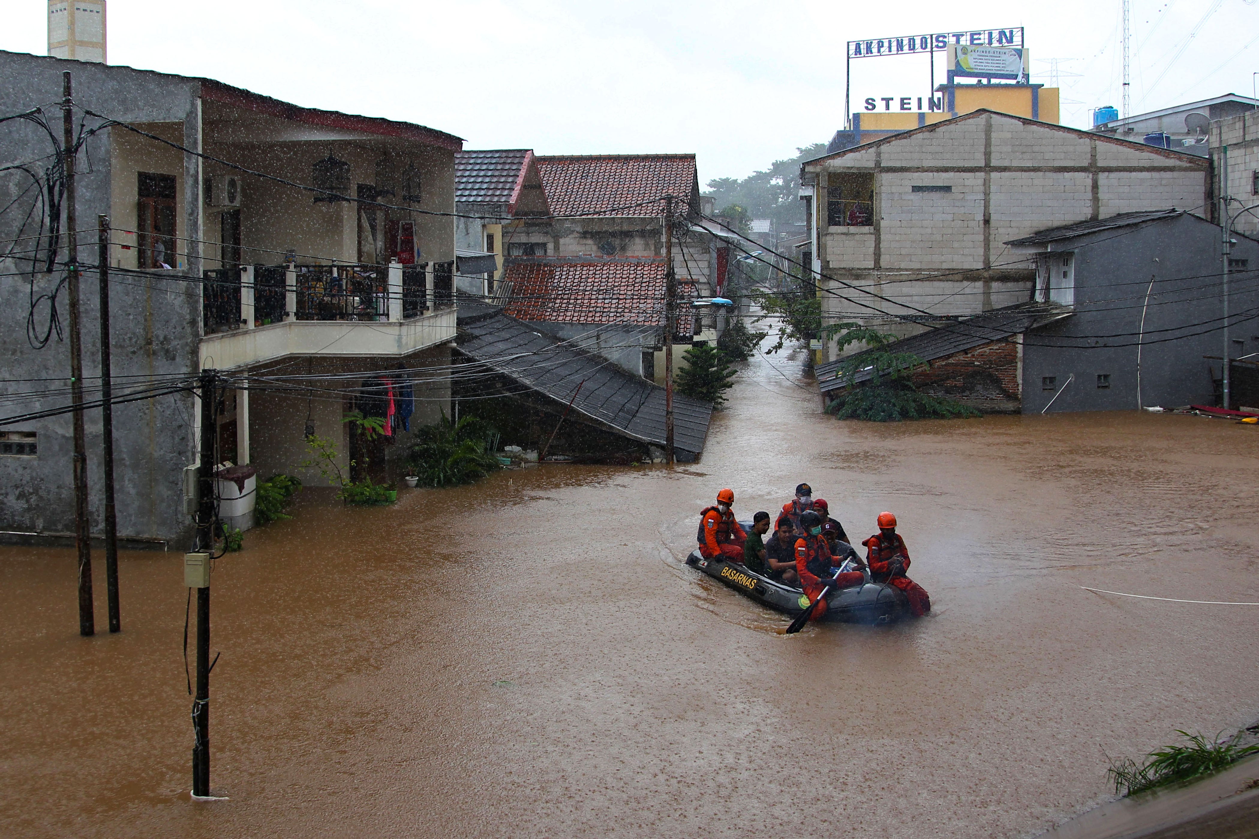 Floodwaters reached up to 1.8 metres in some areas