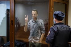 Putin critic Navalny loses appeal against ‘absurd’ jail term 