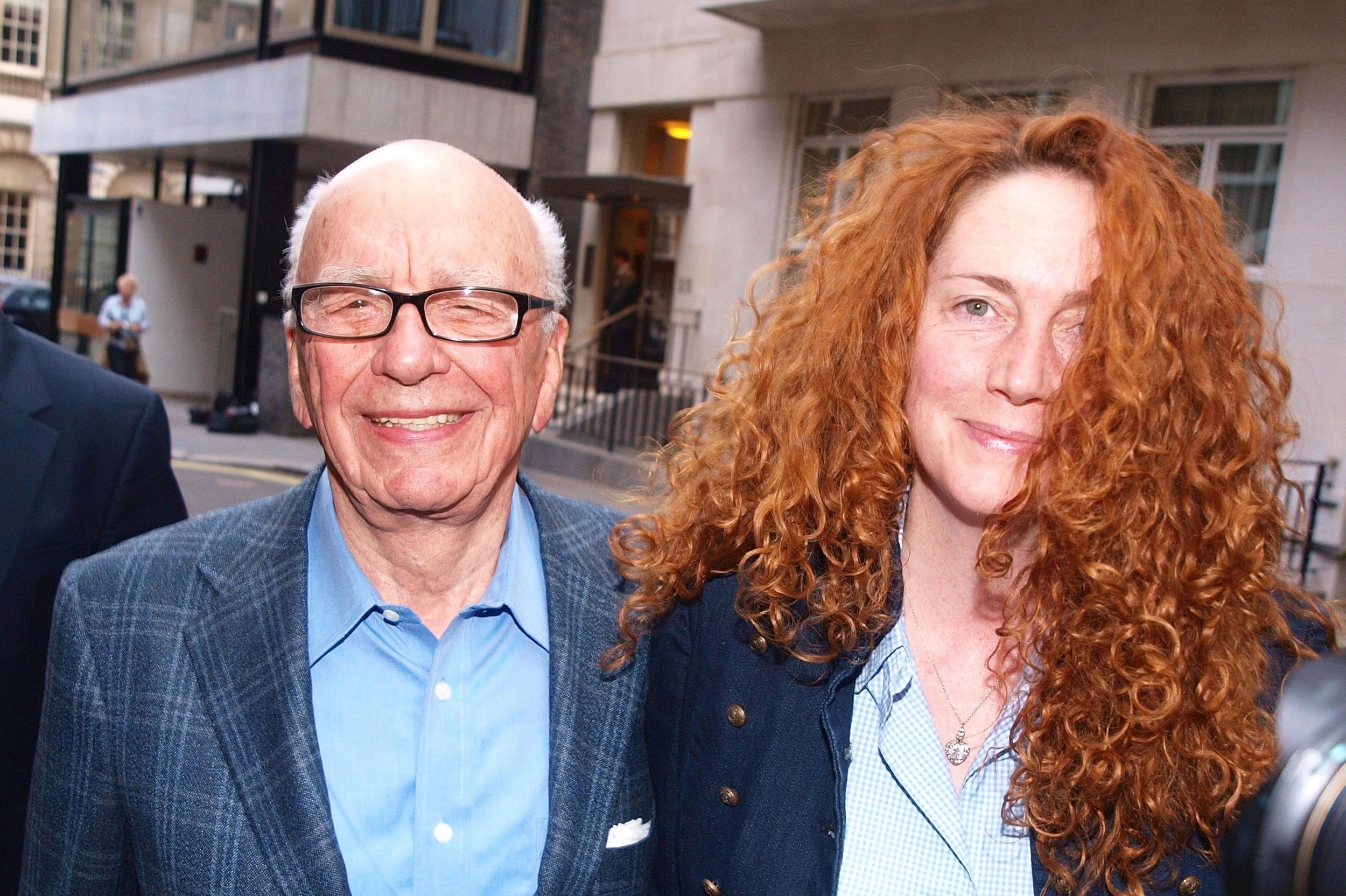 Murdoch with News International chief executive Rebekah Brooks in 2011