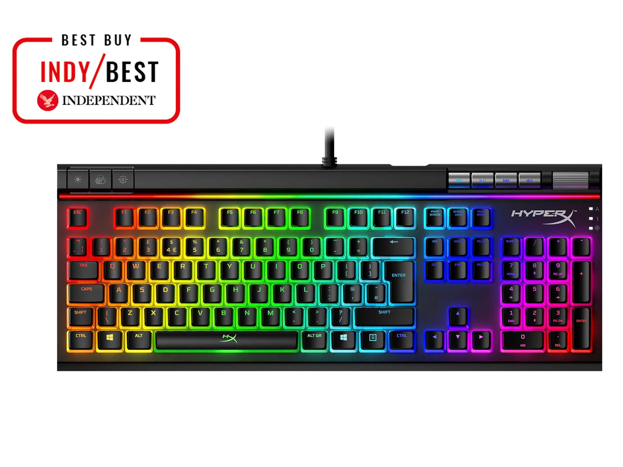 HyperX Alloy Elite 2 gaming keyboard indybest.jpg