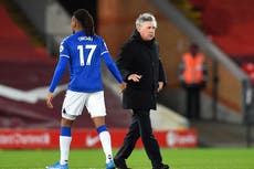 Carlo Ancelotti targets European places for Everton after derby win over Liverpool