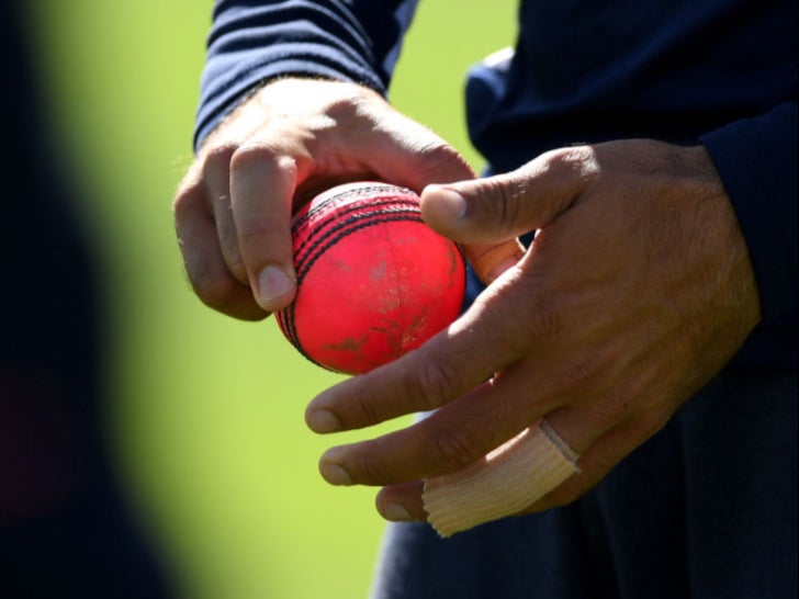 England train with the pink ball