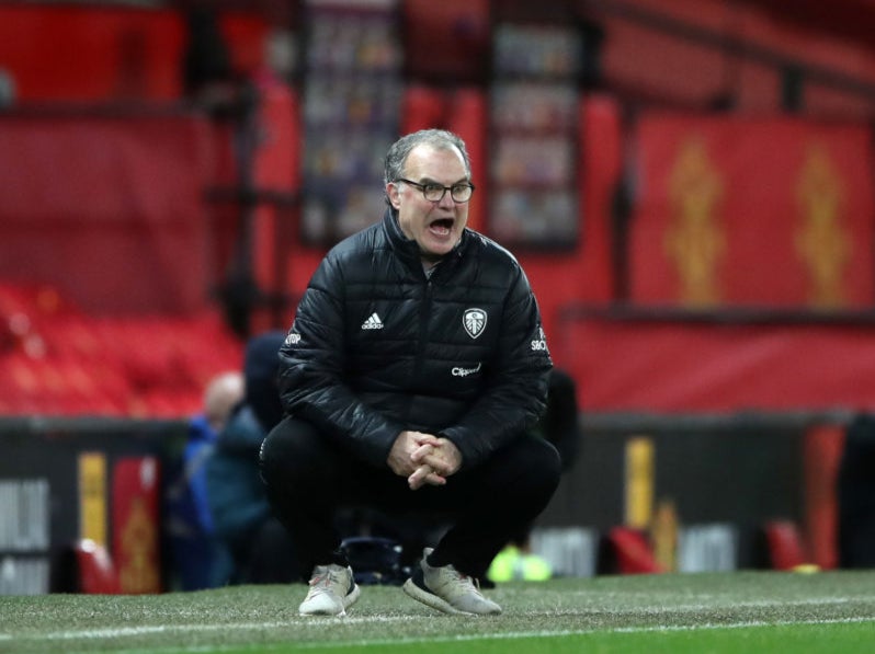 Marcelo Bielsa on the touchline