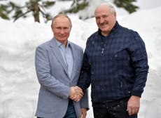 Russia's Putin hosts Belarusian president for talks in Sochi