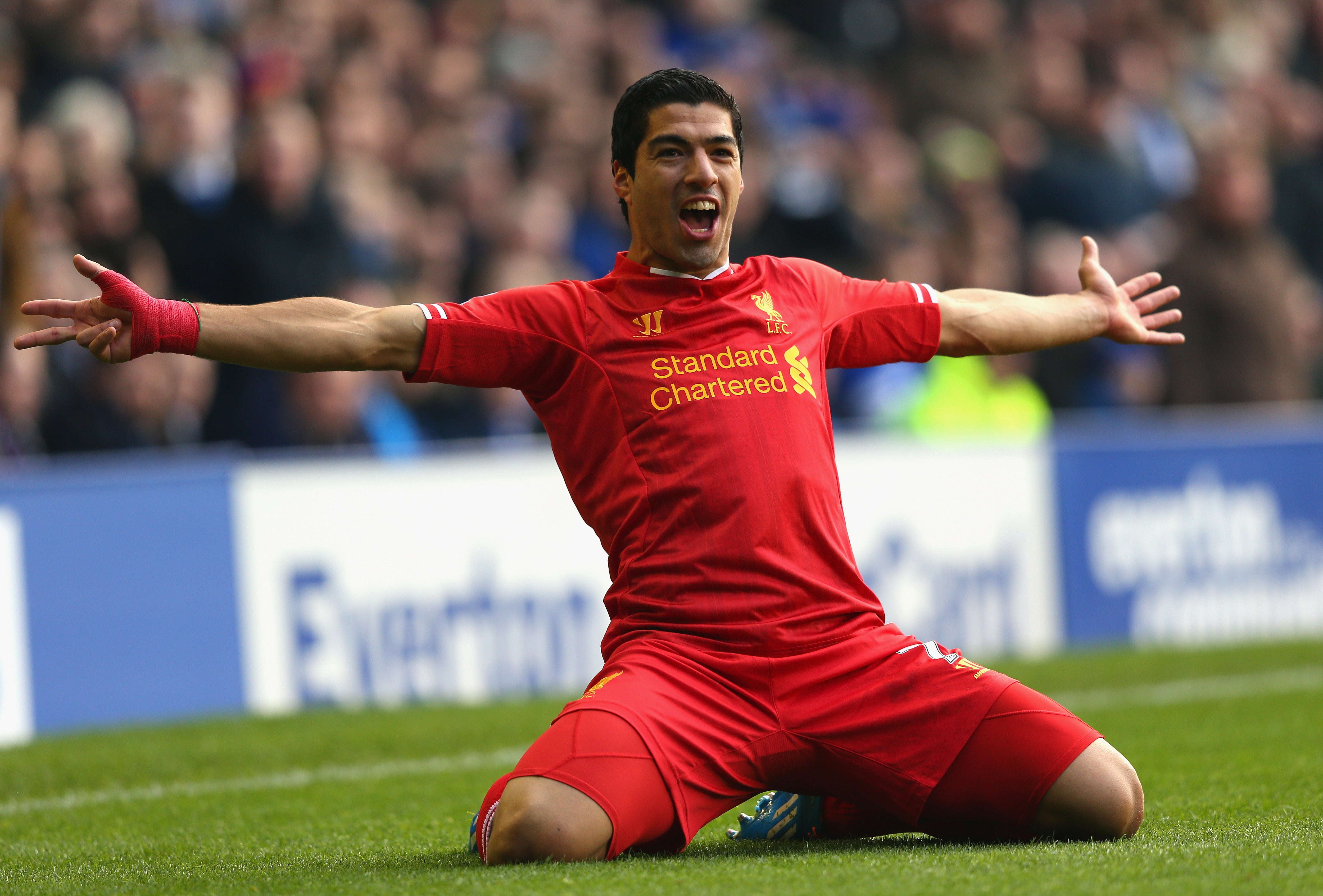 Luis Suarez during his time at Liverpool