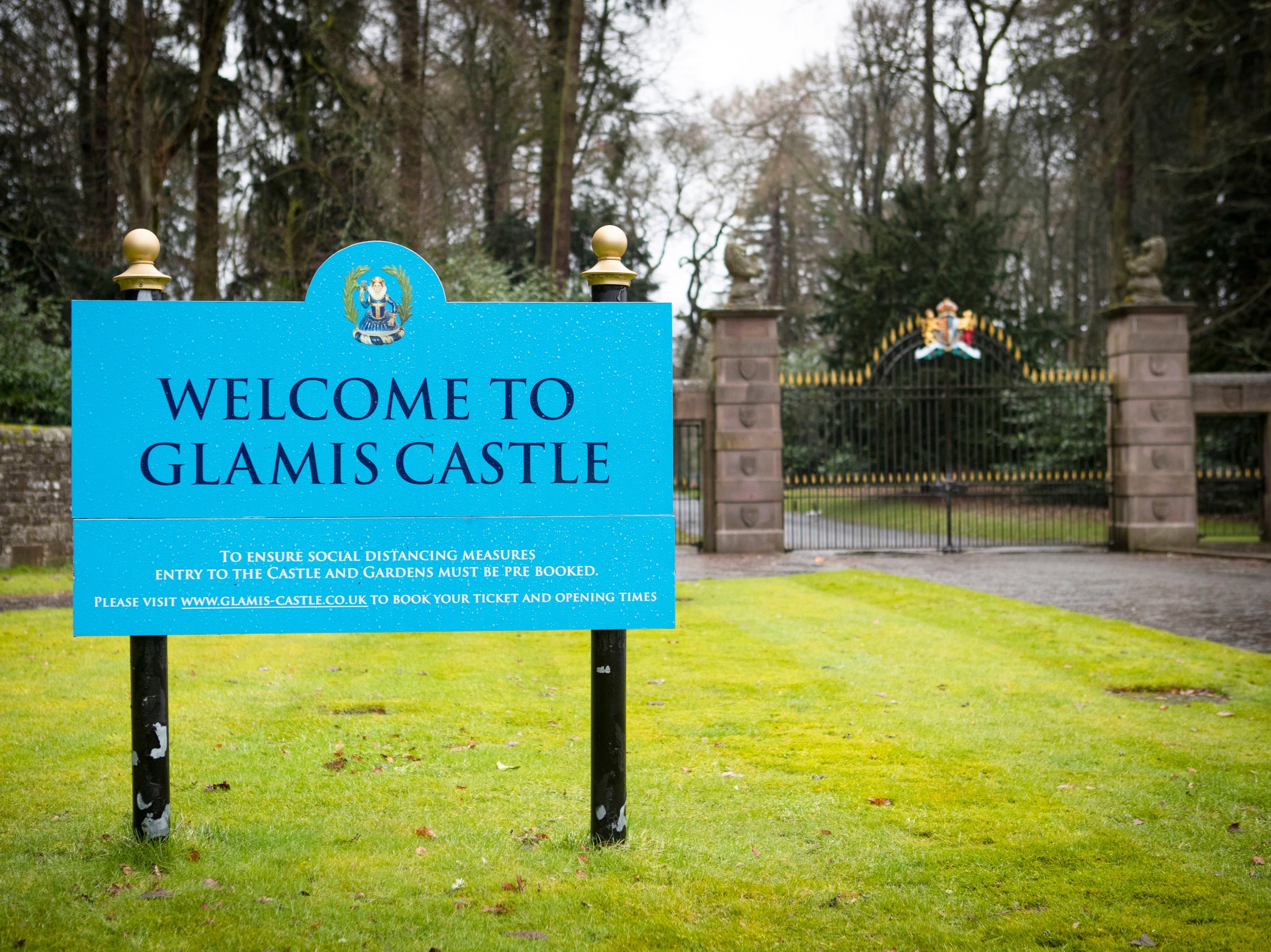 Glamis Castle in Angus, Scotland