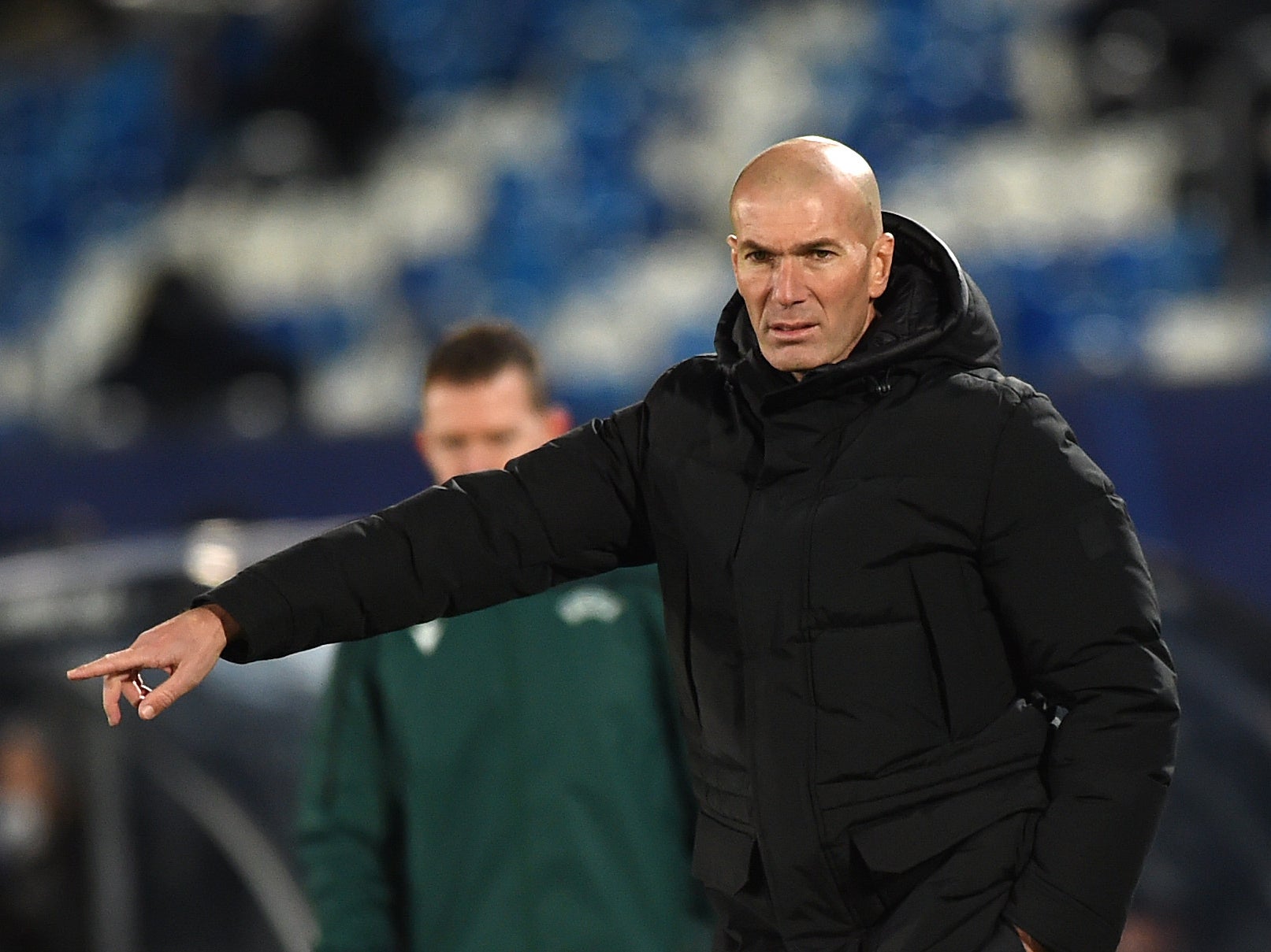 Real Madrid coach Zinedine Zidane