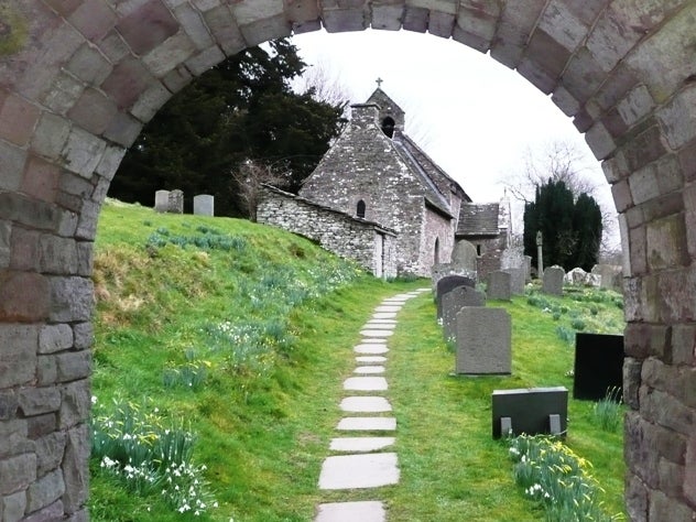 New archaeological research has increased the number of Dark Age Celtic probable saints in Britain by almost 30%. Most of the previously known Celtic saints had only been attested through medieval church dedications – like this remote parish church (in the Welsh village of Partrishow), once dedicated to St Issui, a Dark Age Martyr.