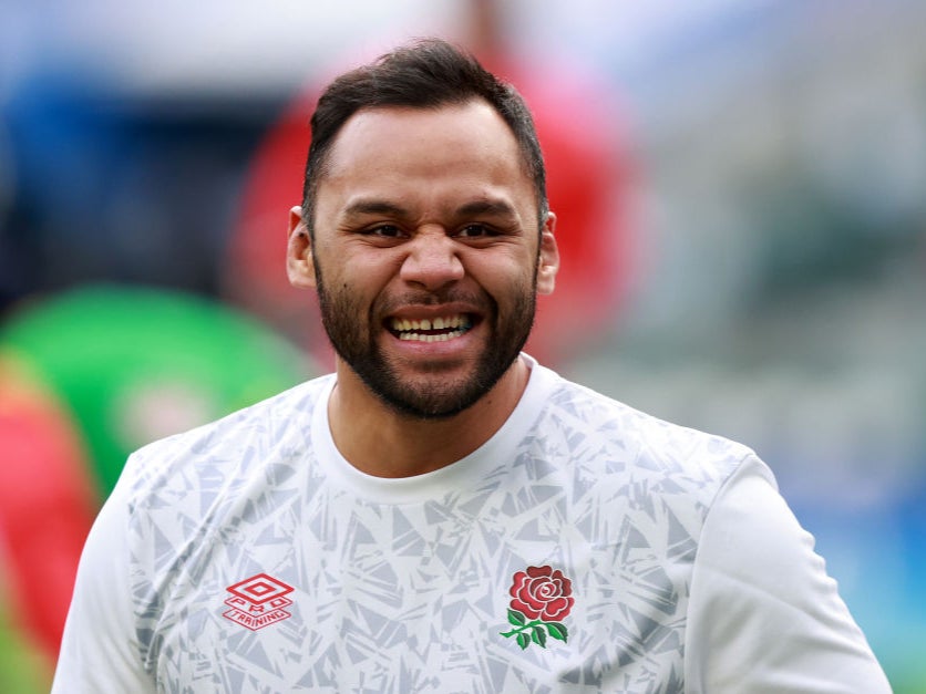 Billy Vunipola in England training