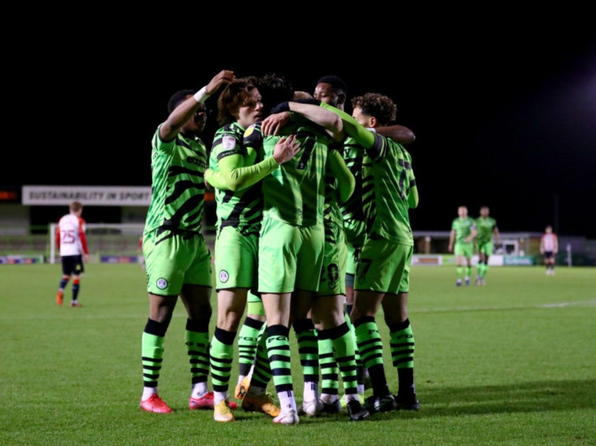 Forest Green Rovers in action