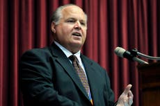 Controversy swirls over lowering of flags for Rush Limbaugh