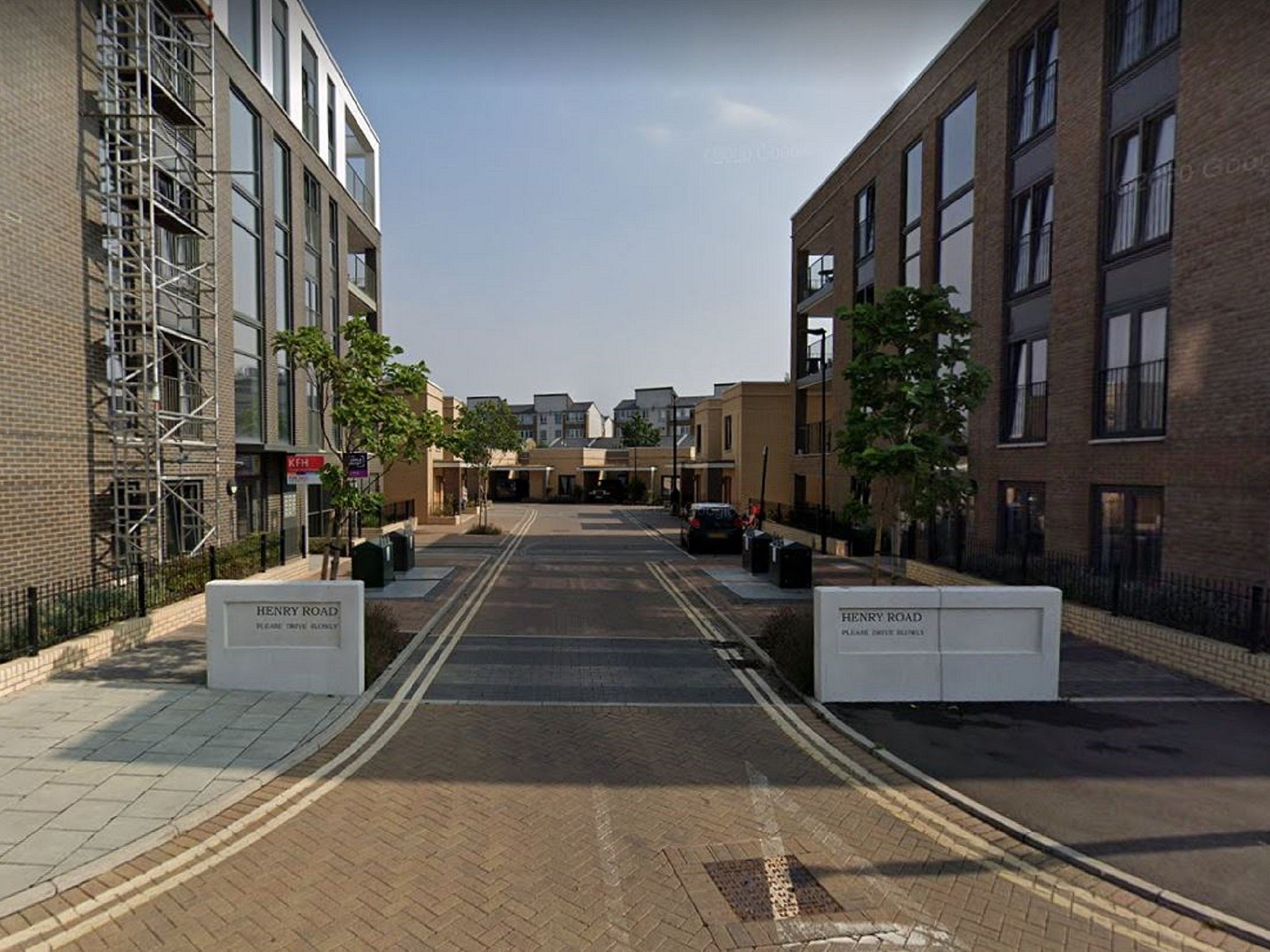 General view of Henry Road in Brixton, south London