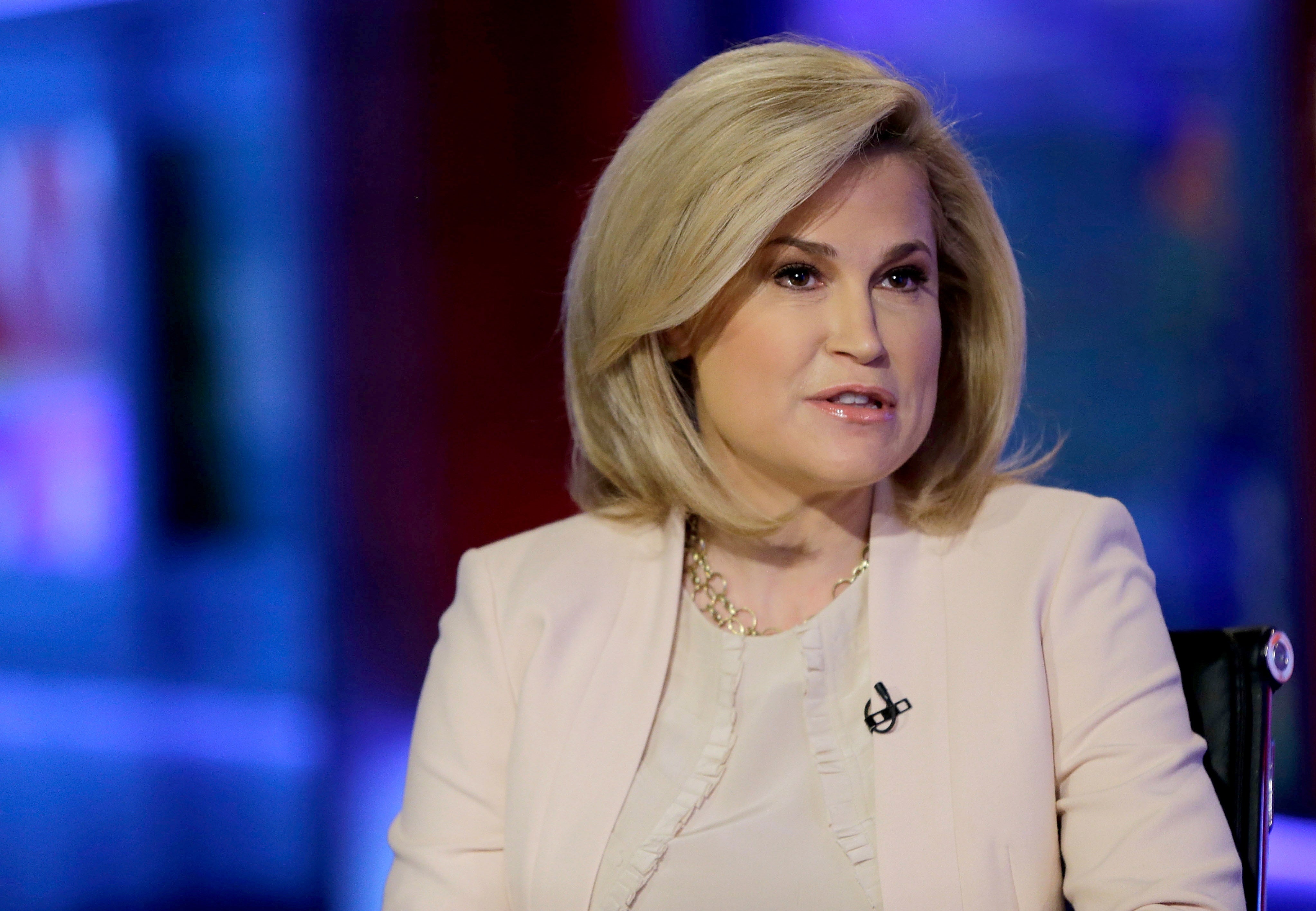 Goldman Sachs executive Heidi Cruz, pictured in 2016 on Fox News during her husband Ted Cruz’s unsuccessful presidential run.