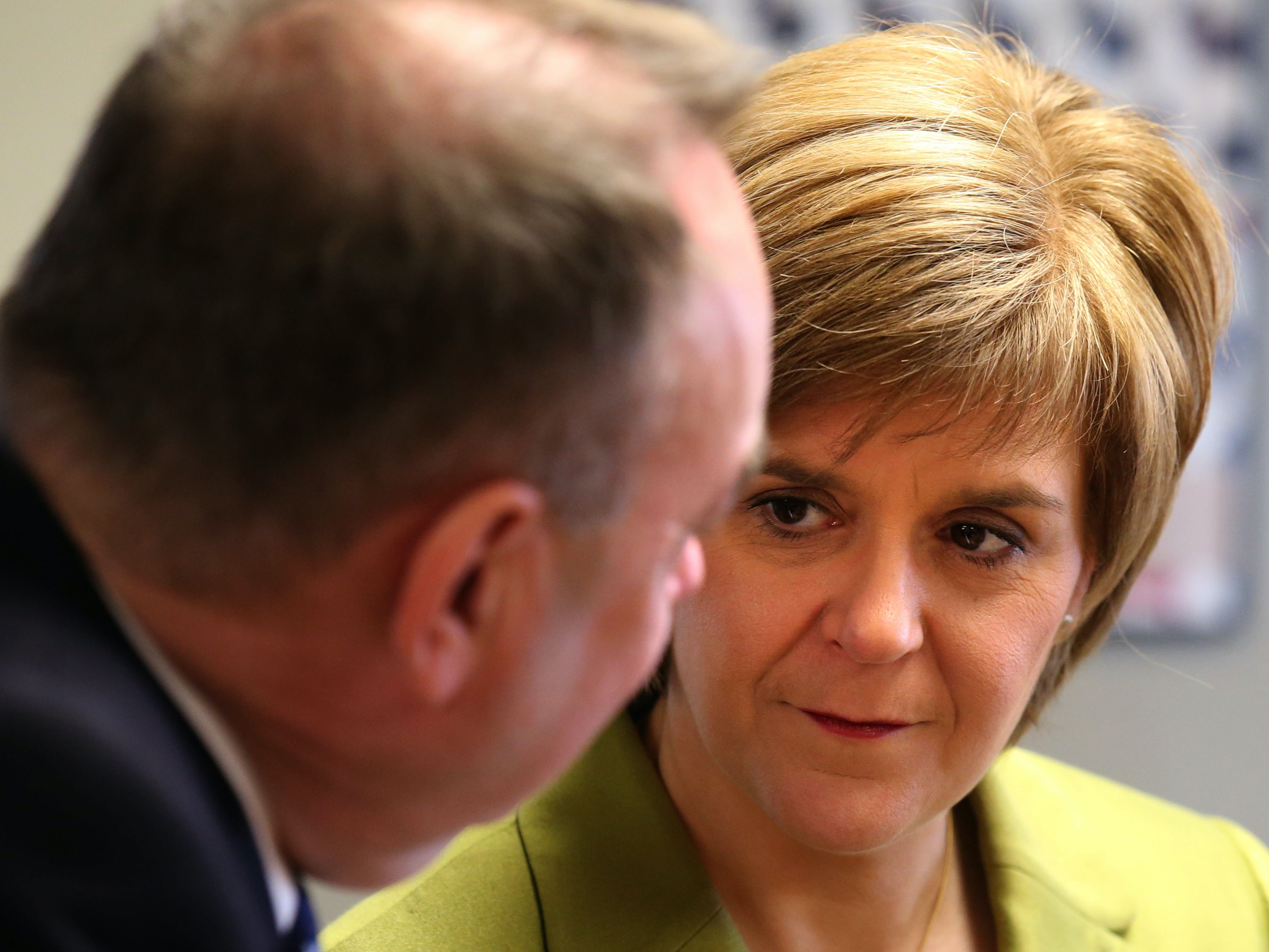 Nicola Sturgeon and Alex Salmond campaigning together in 2015