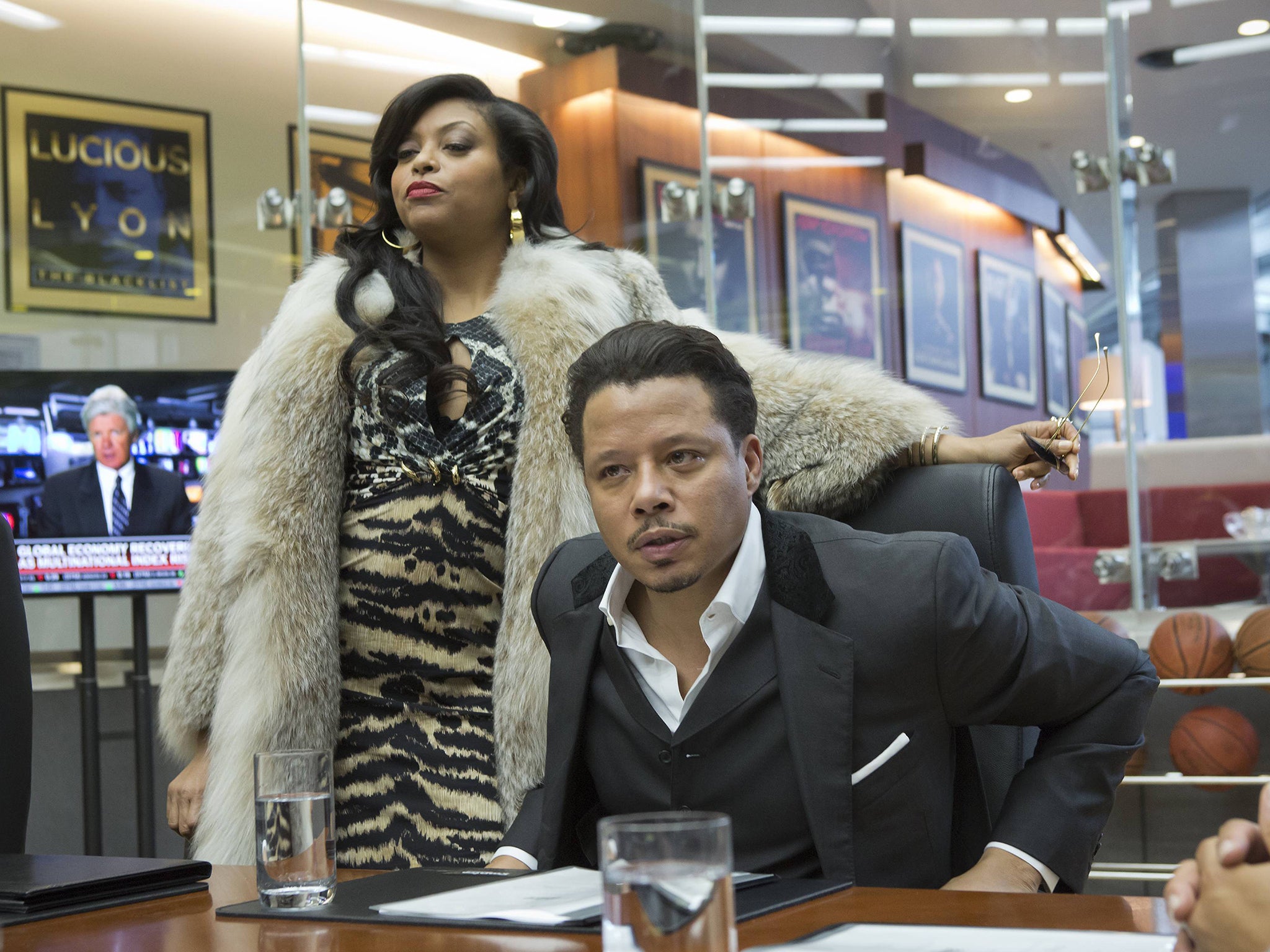 Taraji P Henson and Terrence Howard in Empire