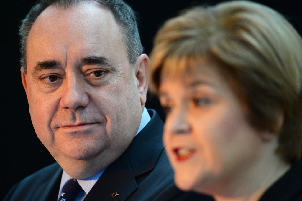 Alex Salmond and Nicola Sturgeon in 2013.