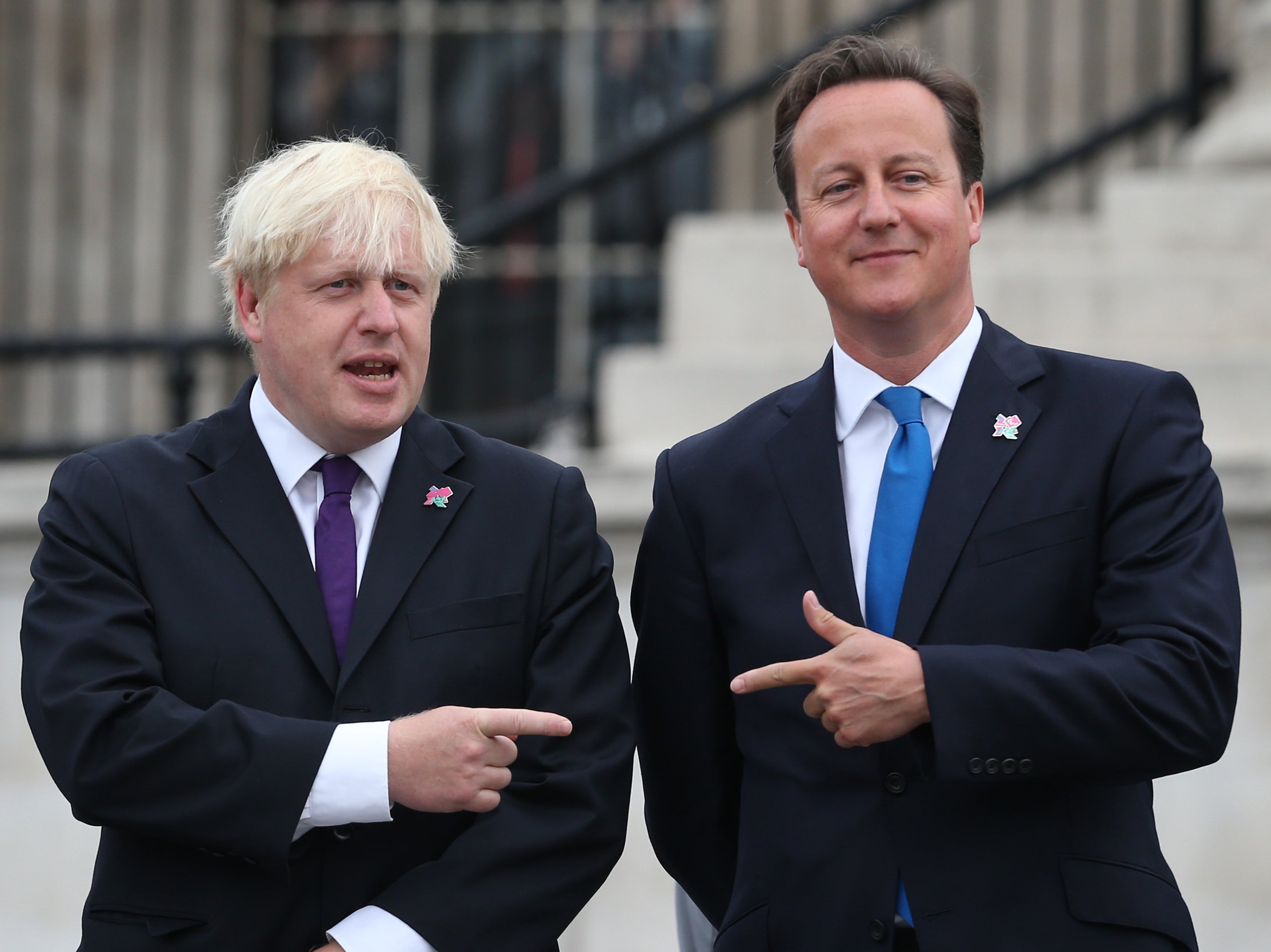 Boris Johnson and David Cameron together in 2012