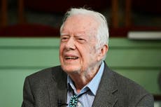 Jimmy Carter says he’s sad, angry over Georgia voting bills