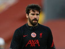 Alisson: Liverpool goalkeeper’s father dies in tragic accident in Brazil