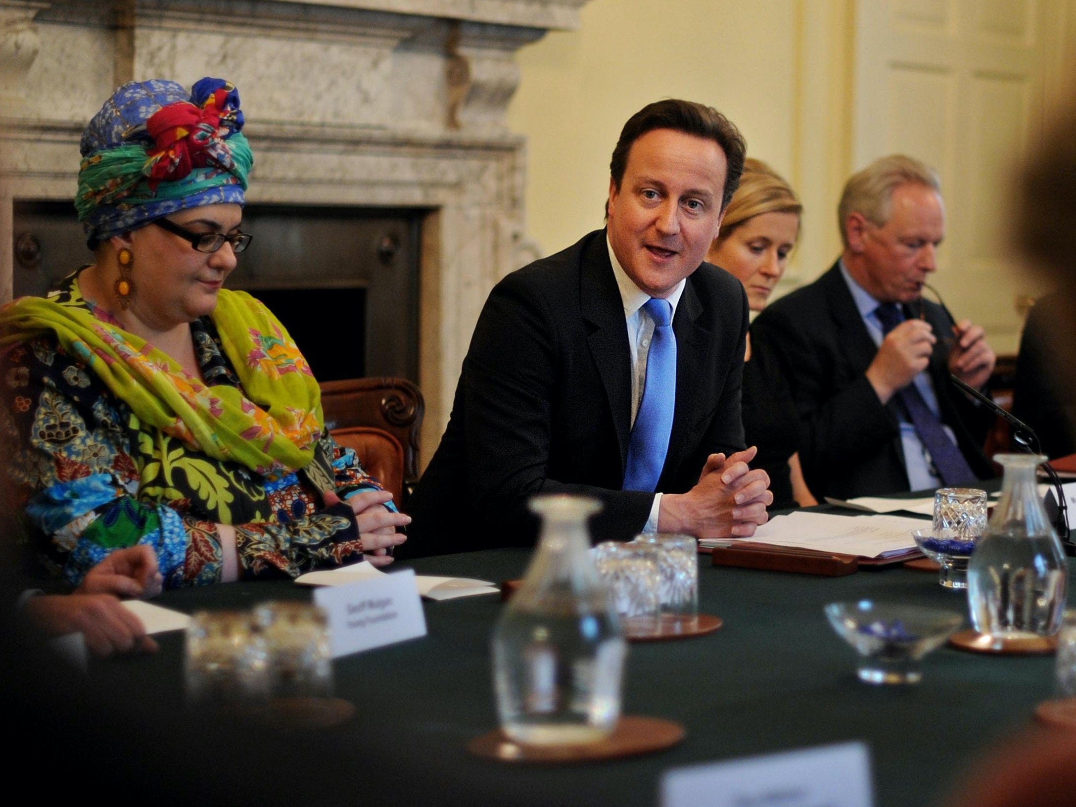 Camila Batmanghelidjh attends ‘big society’ meeting at No 10 in 2010