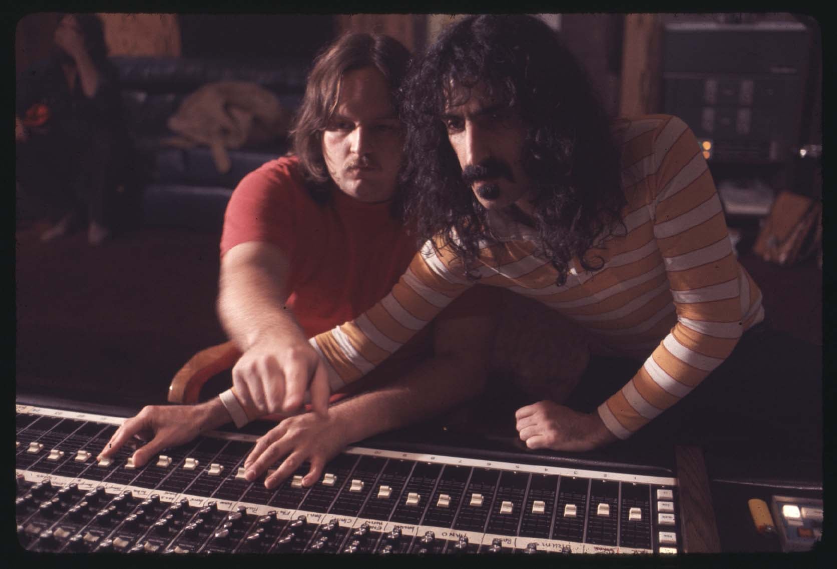 Kerry McNabb at the mixing desk with Zappa