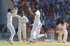 England suffer heavy defeat to India inside two days of chaotic third Test