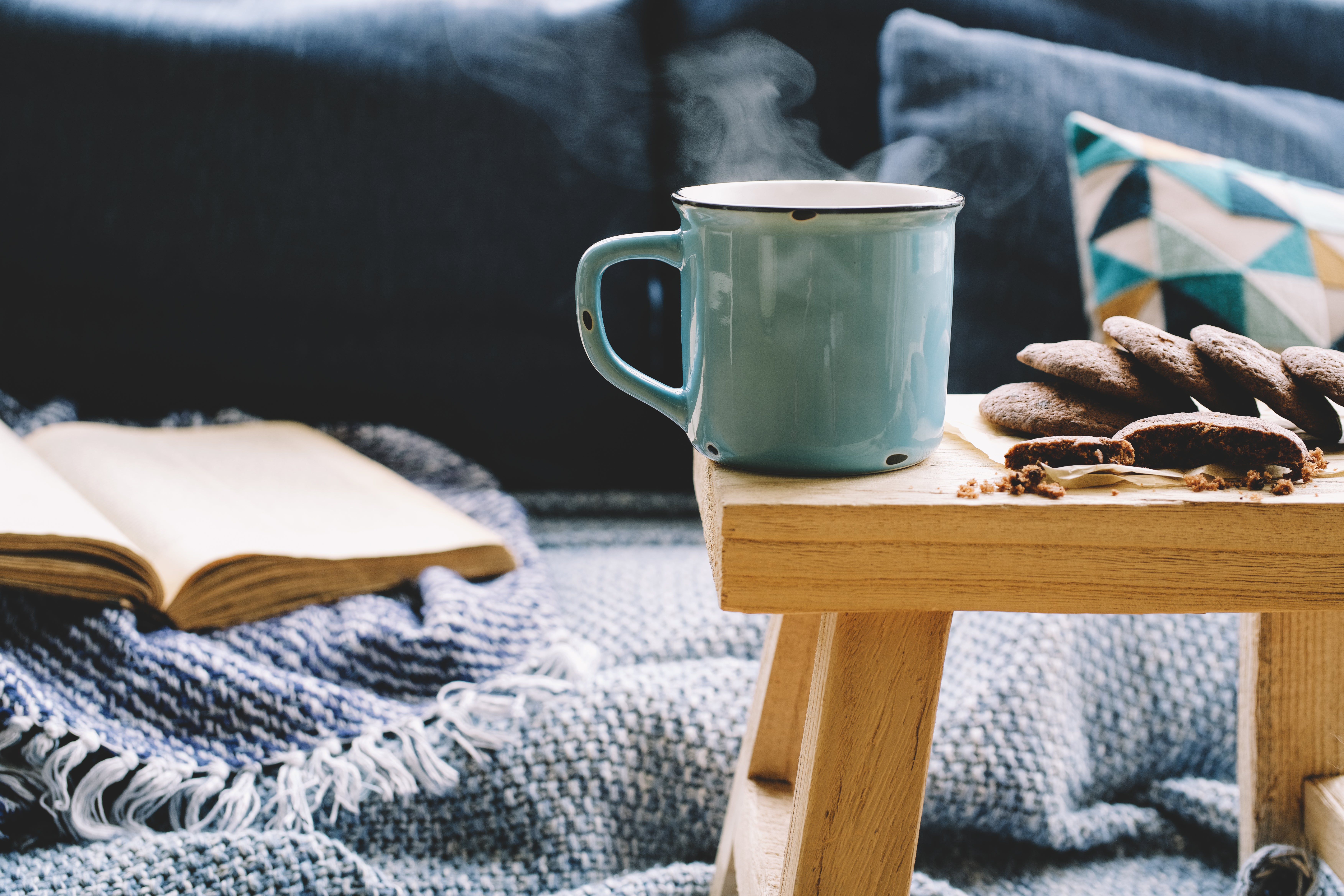 mug on a coffee table