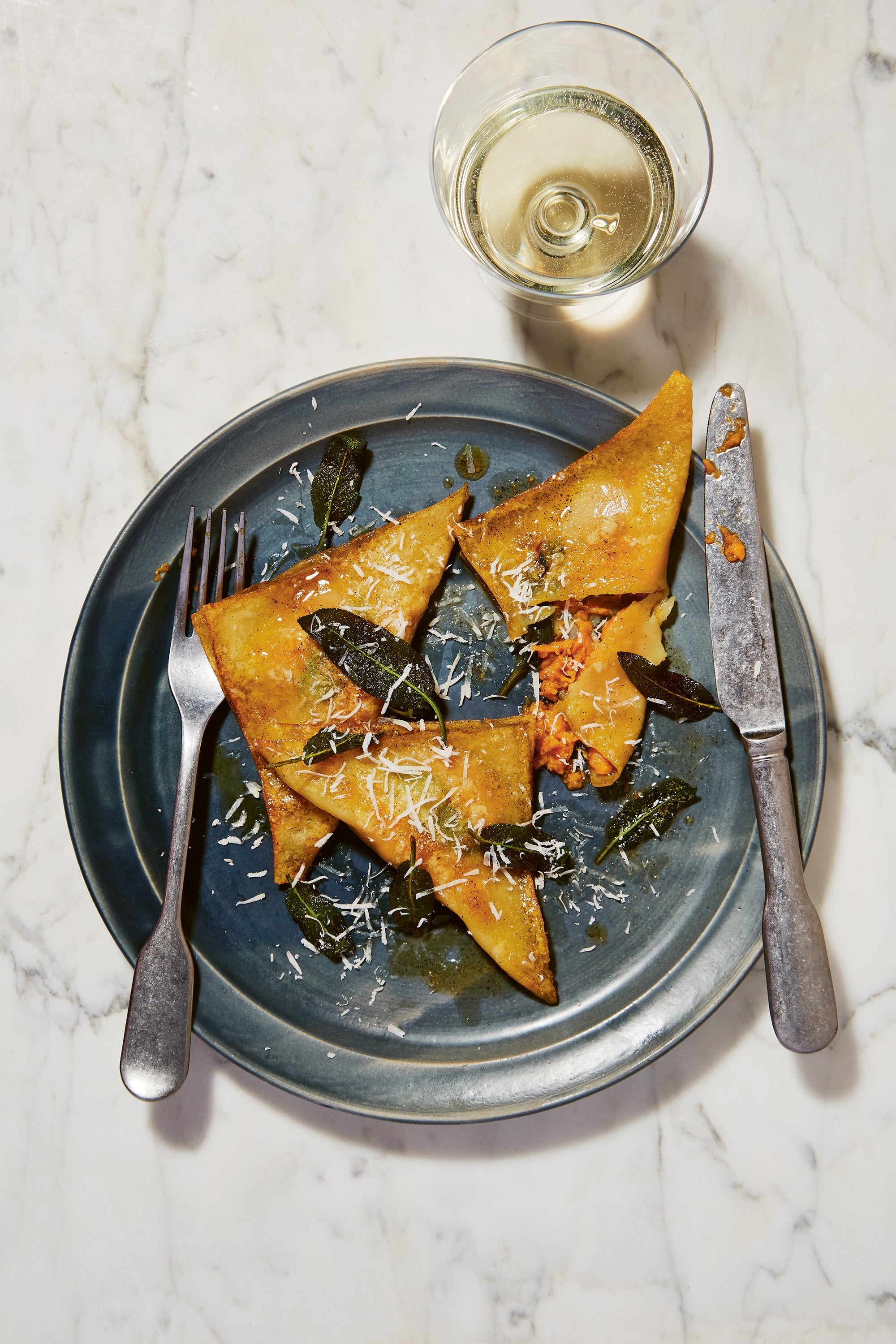 sweet potato ravioli